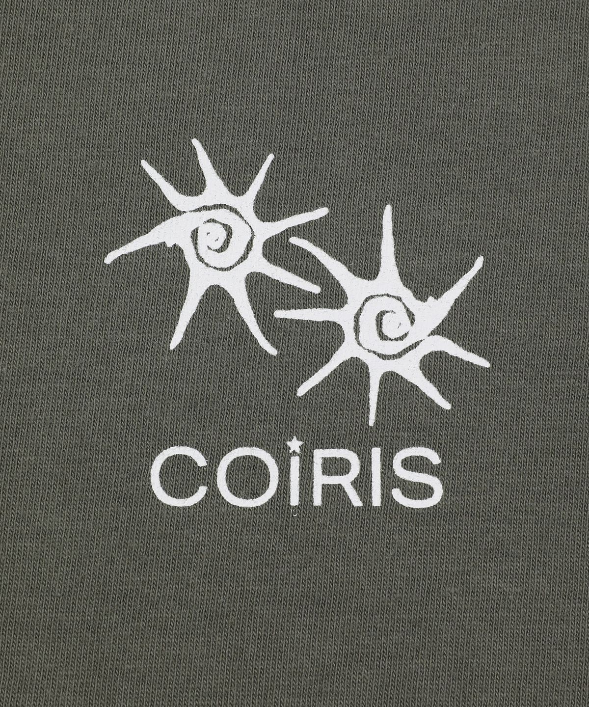 코이리스(COIRIS) 로넥 백 레터링 롱 슬리브 티 (4컬러)