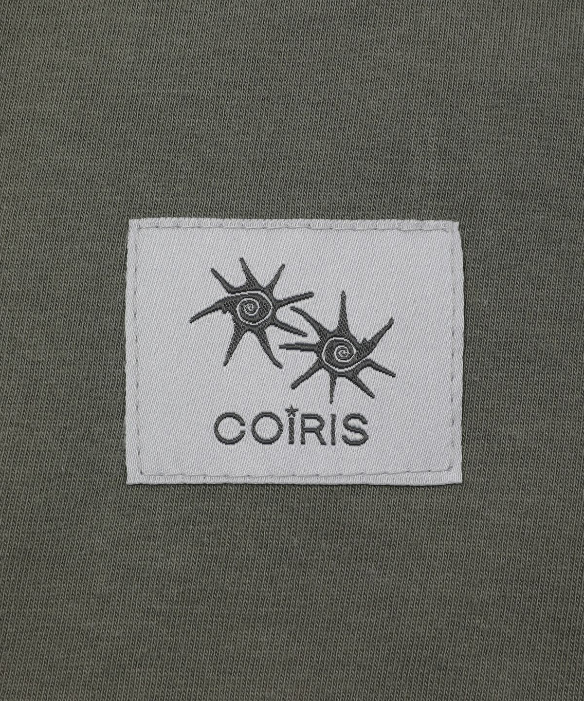 코이리스(COIRIS) 로넥 백 레터링 롱 슬리브 티 (4컬러)