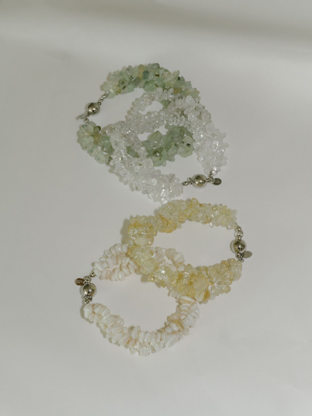 오트아카이브(OAT ARCHIVE) Frosting 팔찌, clear