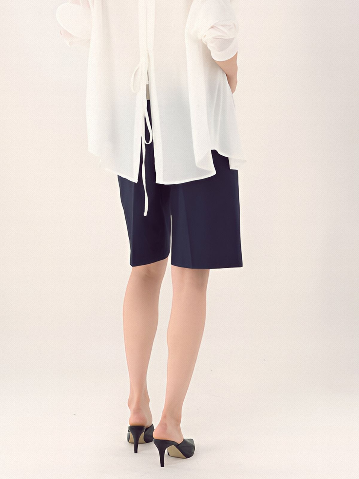 아쿠드(ACUD) Contour Bermuda Pants _Navy