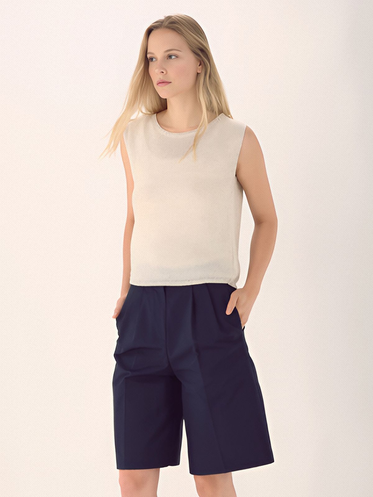 아쿠드(ACUD) Natural Flow Linen Knit _Ivory