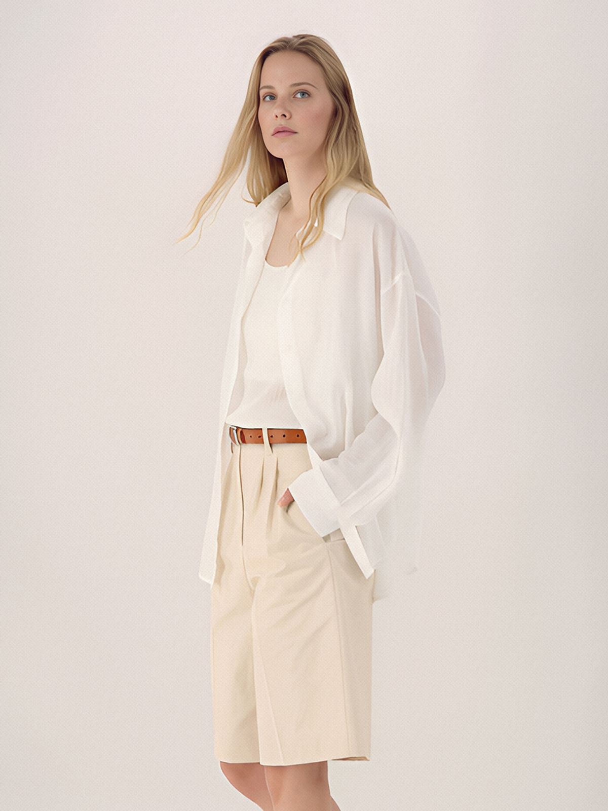 아쿠드(ACUD) Linen Rib Sleeveless Knit _Ivory