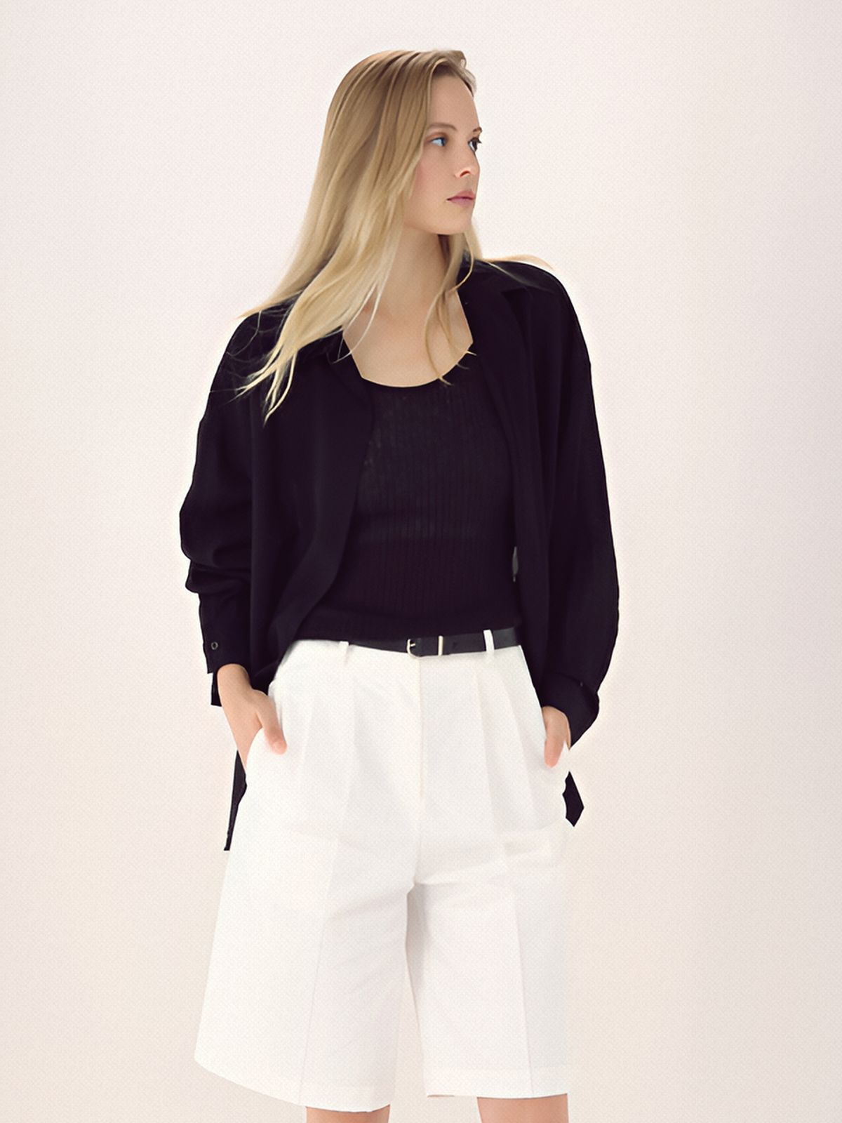 아쿠드(ACUD) Relaxed Tencel Shirt _Black