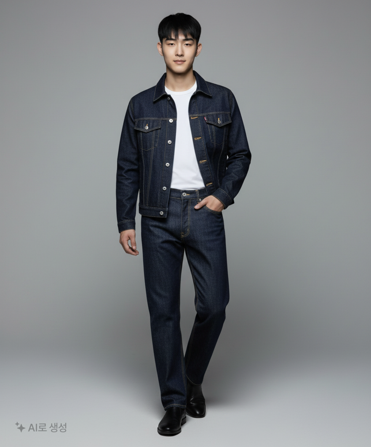 유니폼브릿지(UNIFORM BRIDGE) 청/데님 팬츠 L