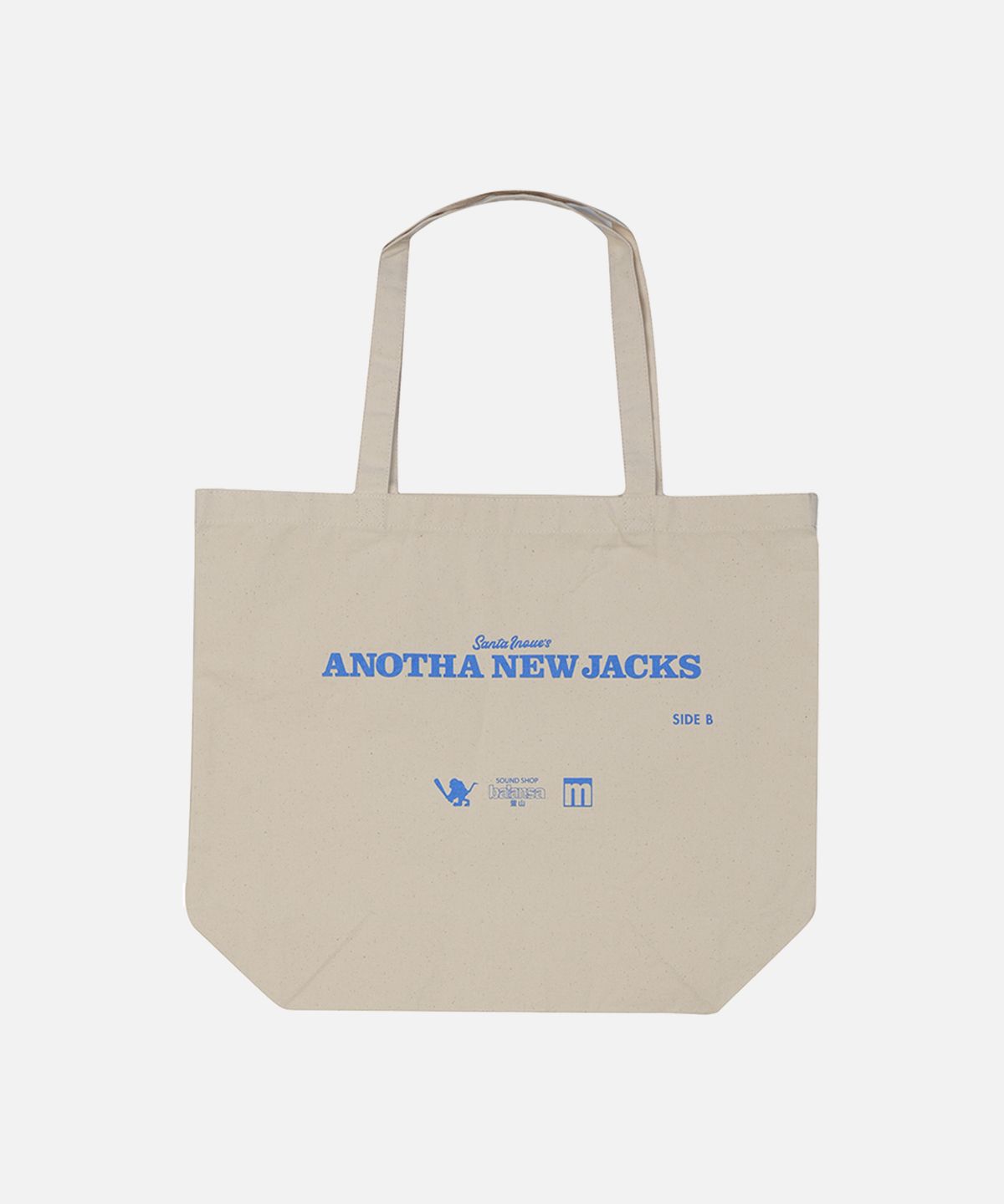 맨하탄레코즈(MANHATTAN RECORDS) MR x Santa x Balansa Side B Tote Bag - Ivory