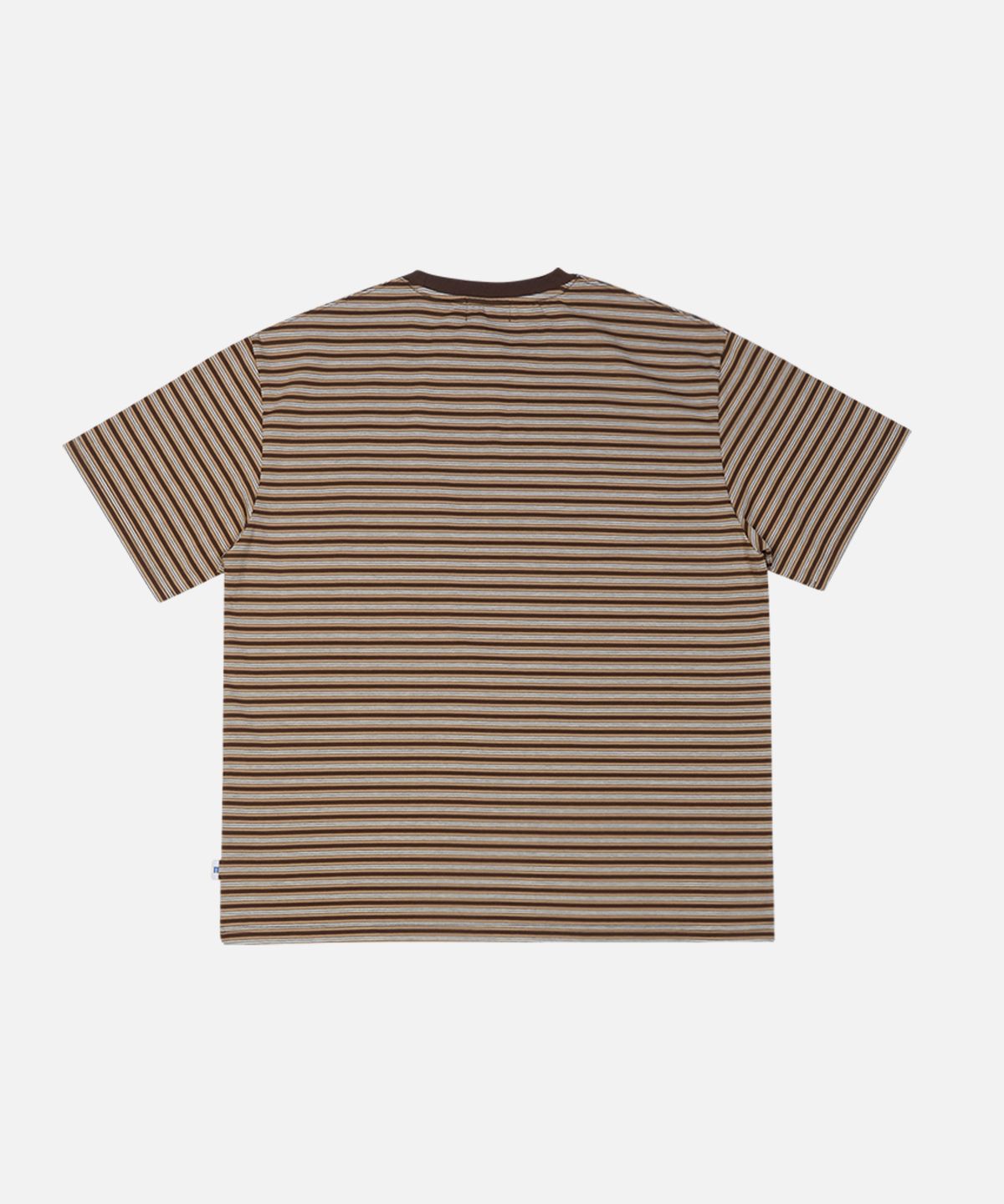 맨하탄레코즈(MANHATTAN RECORDS) MR Pocket Border Tee - Brown