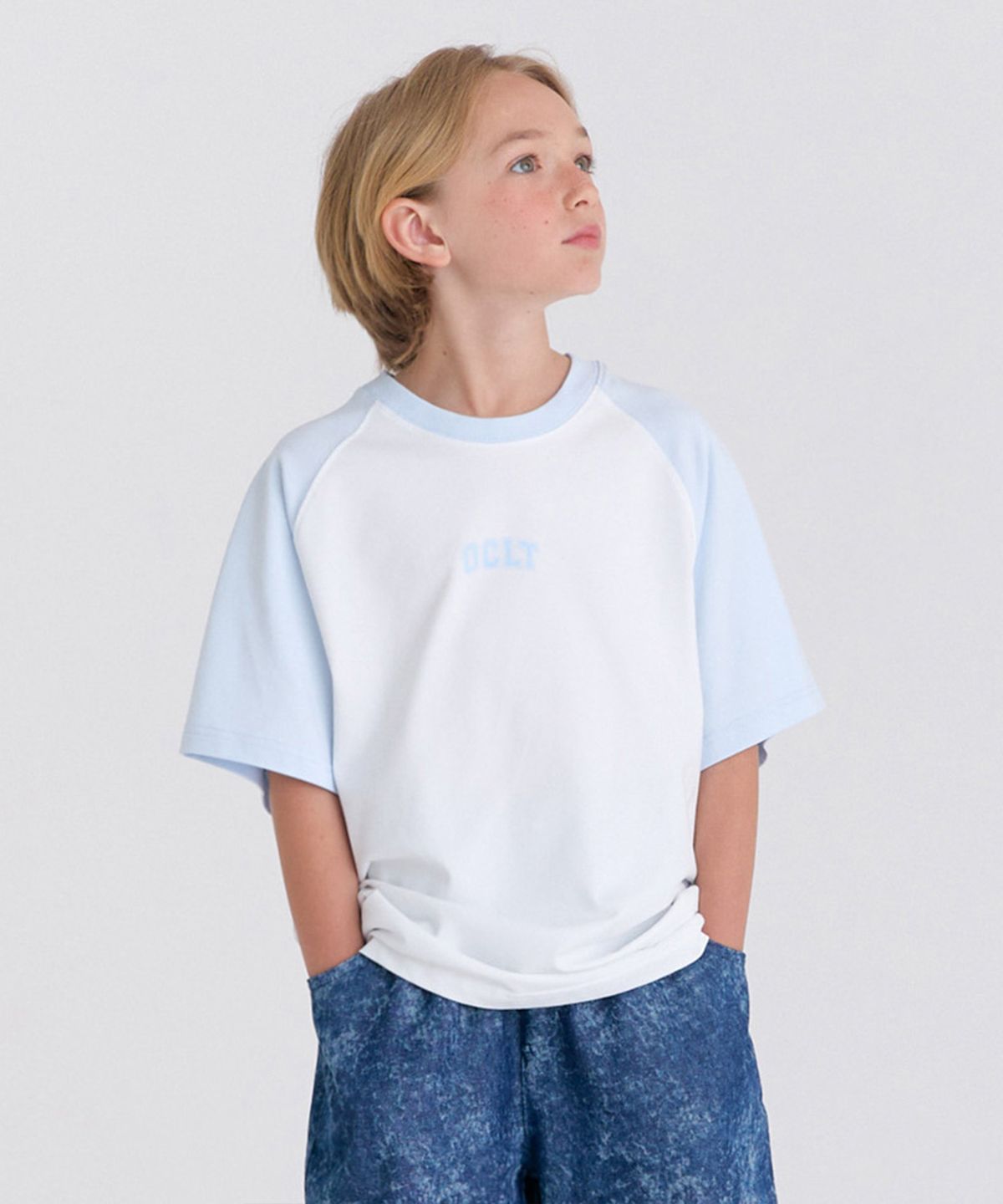 오실롯 주니어(OCELOT JUNIOR) G13 레글런 반팔 (블루)