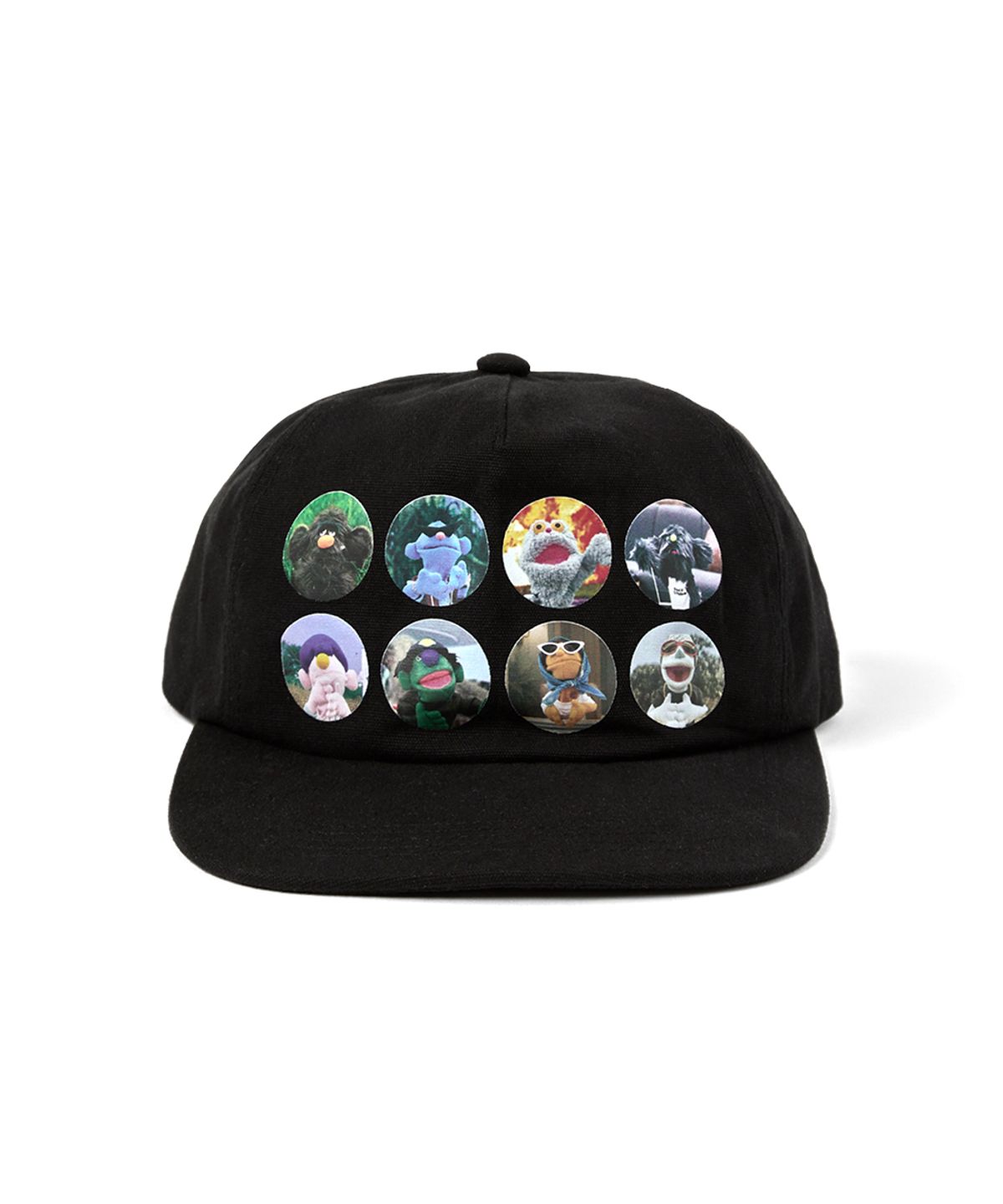 예스아이씨(YESEYESEE) Kidding Heads Cap Black