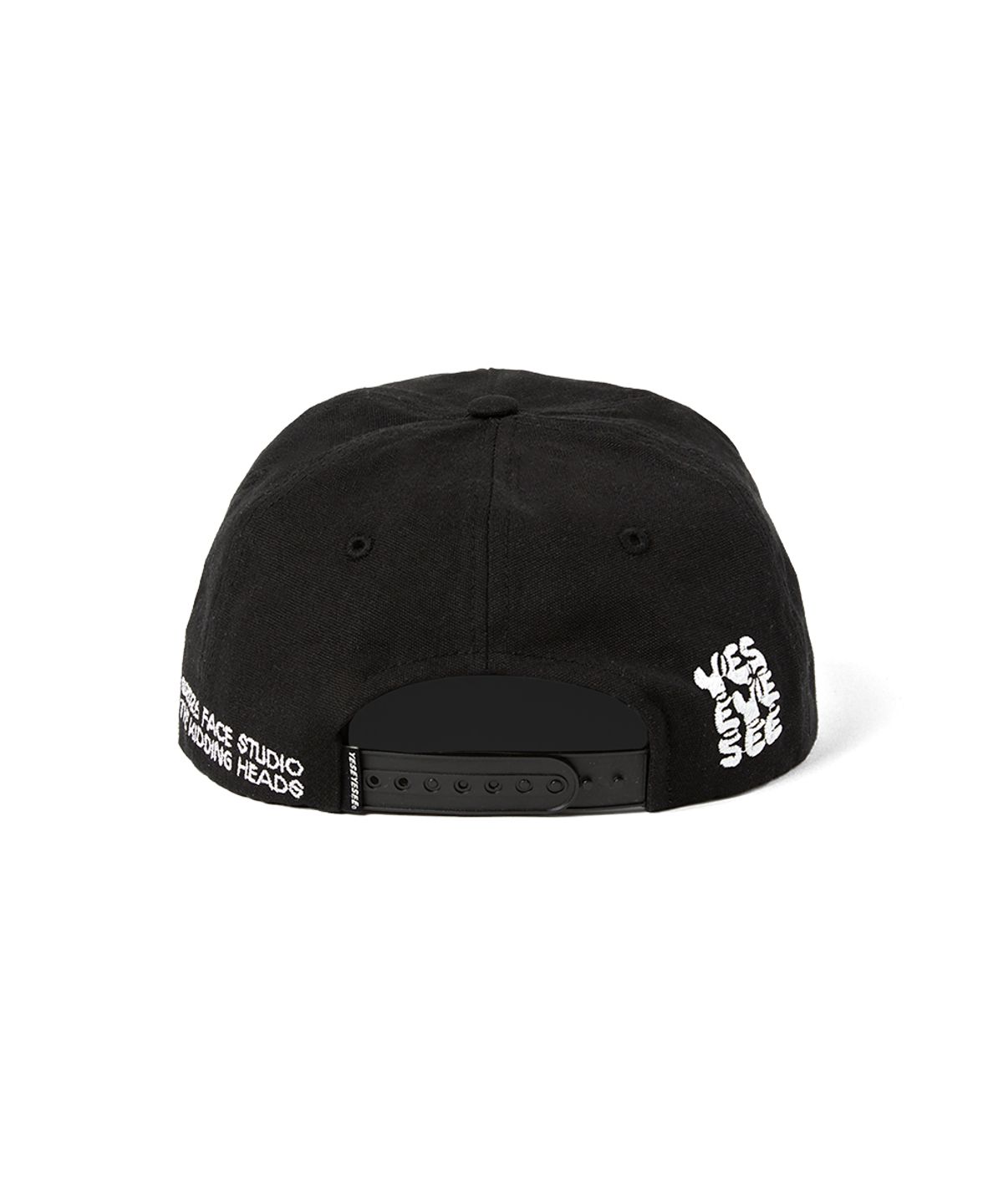 예스아이씨(YESEYESEE) Kidding Heads Cap Black