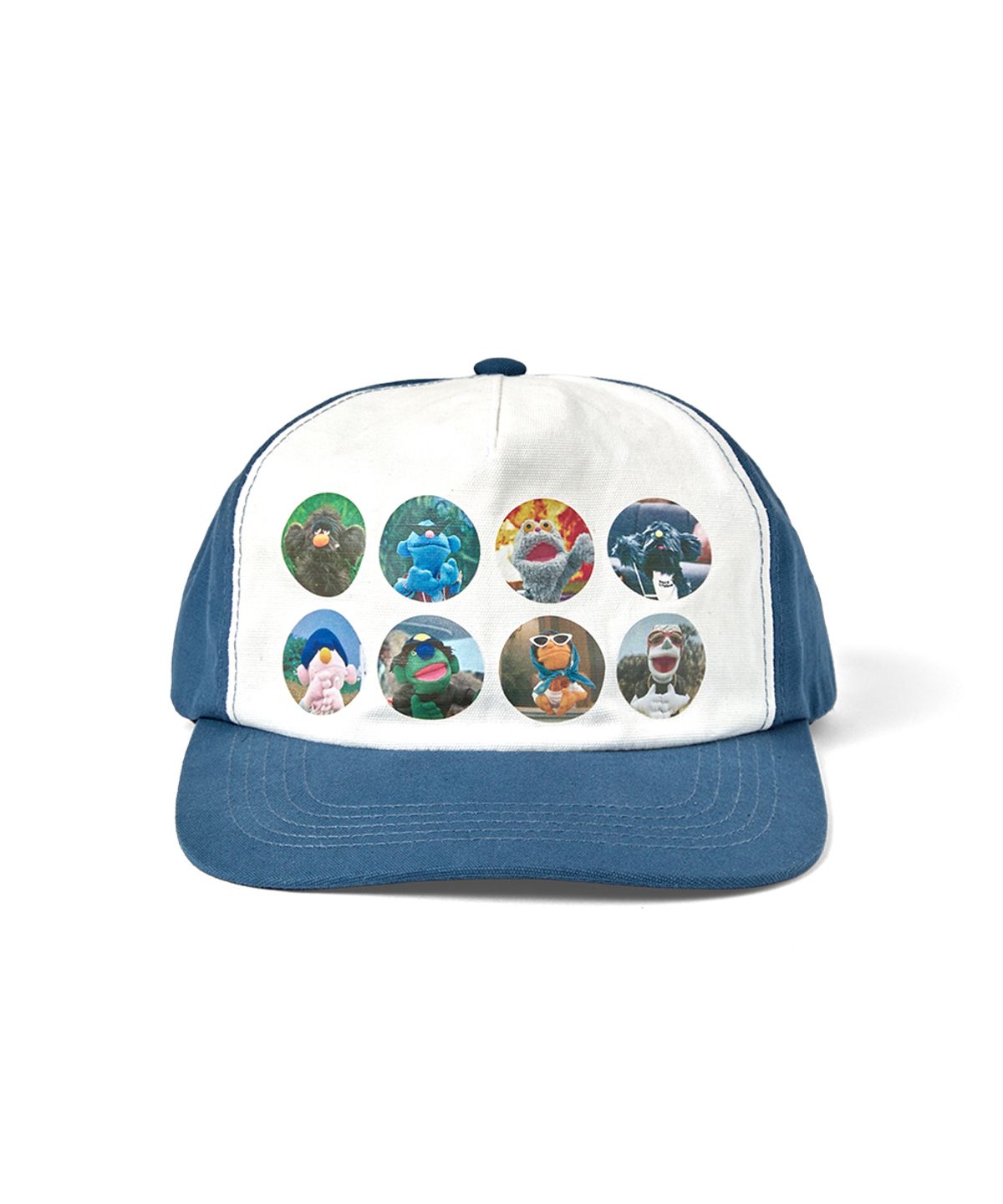 예스아이씨(YESEYESEE) Kidding Heads Cap Blue