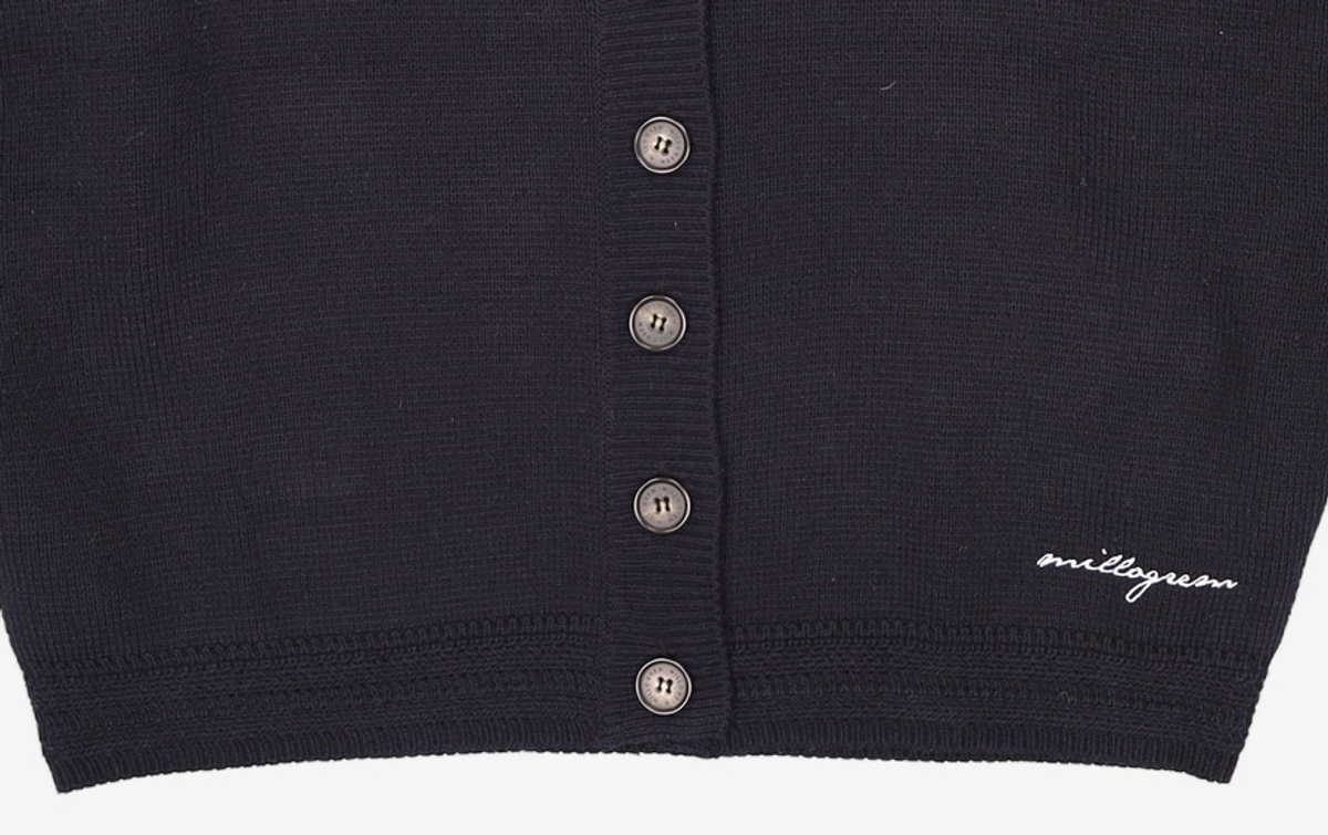 밀로그램(MILLOGREM) Blod Cardigan - Black F