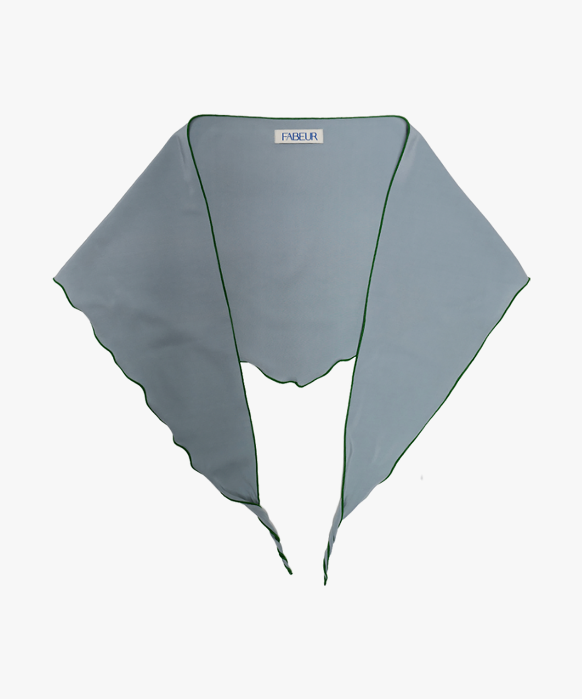 파버(FABEUR) CROISSANT SCARF (ASH/SKY)