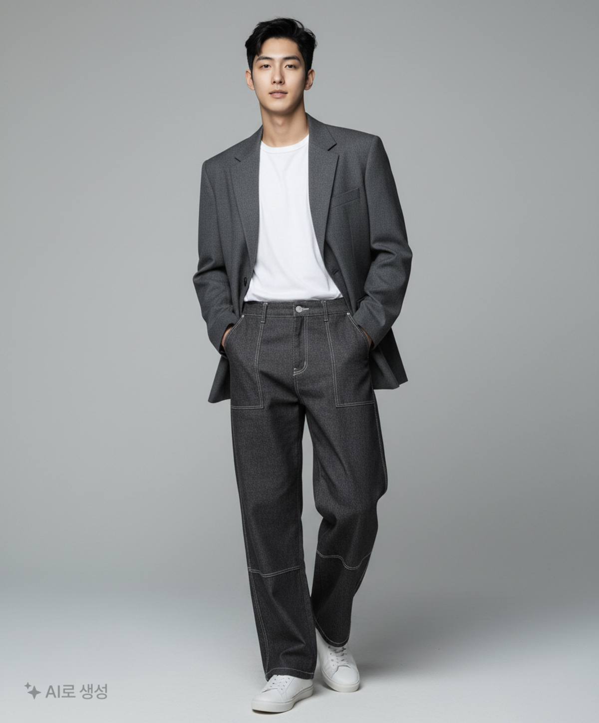 가까이 유니언즈(GAKKAI UNIONS) 청/데님 팬츠 L