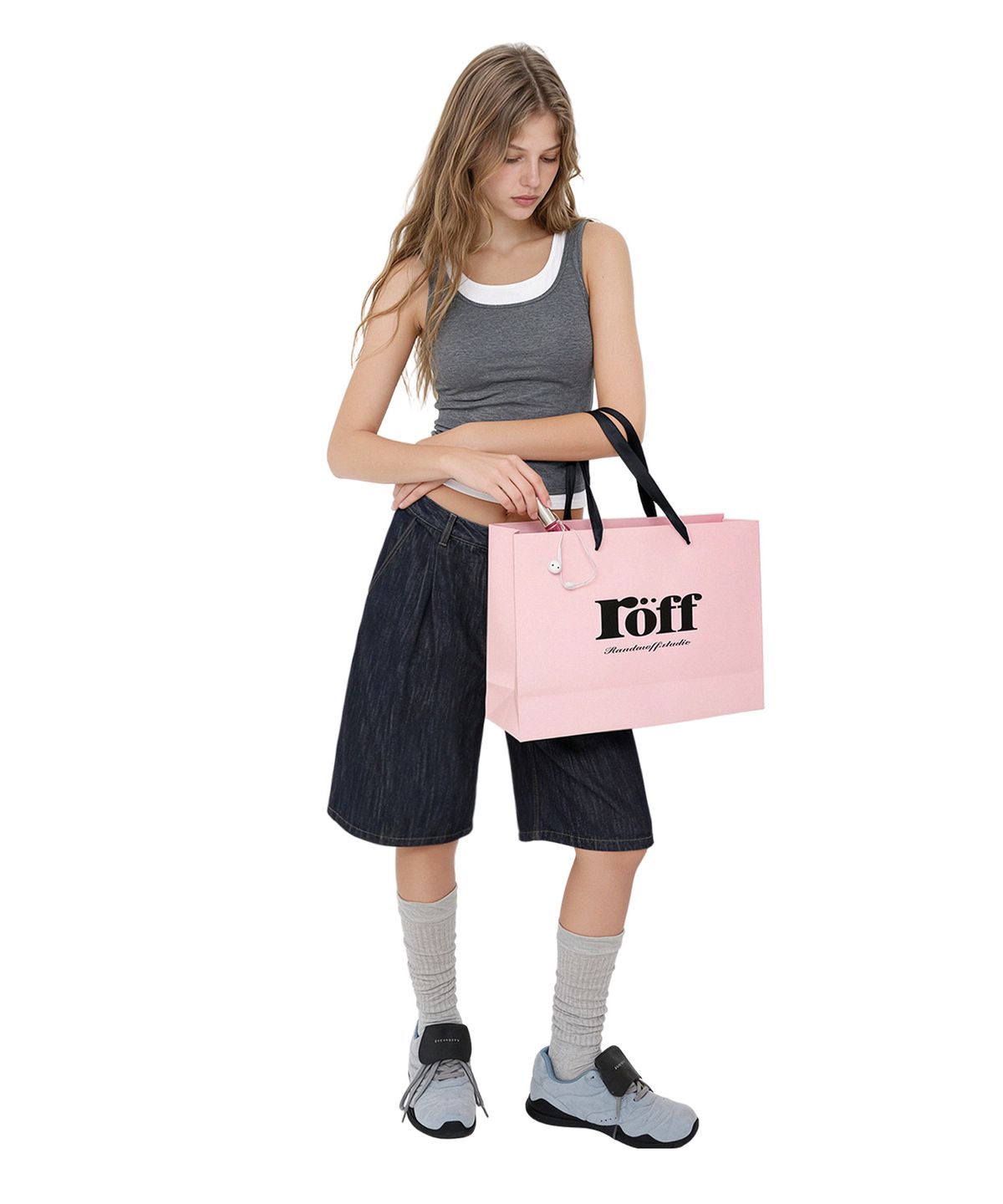 랜덤오프(RANDOMOFF) BTB : BERMUDA DENIM SHORTS