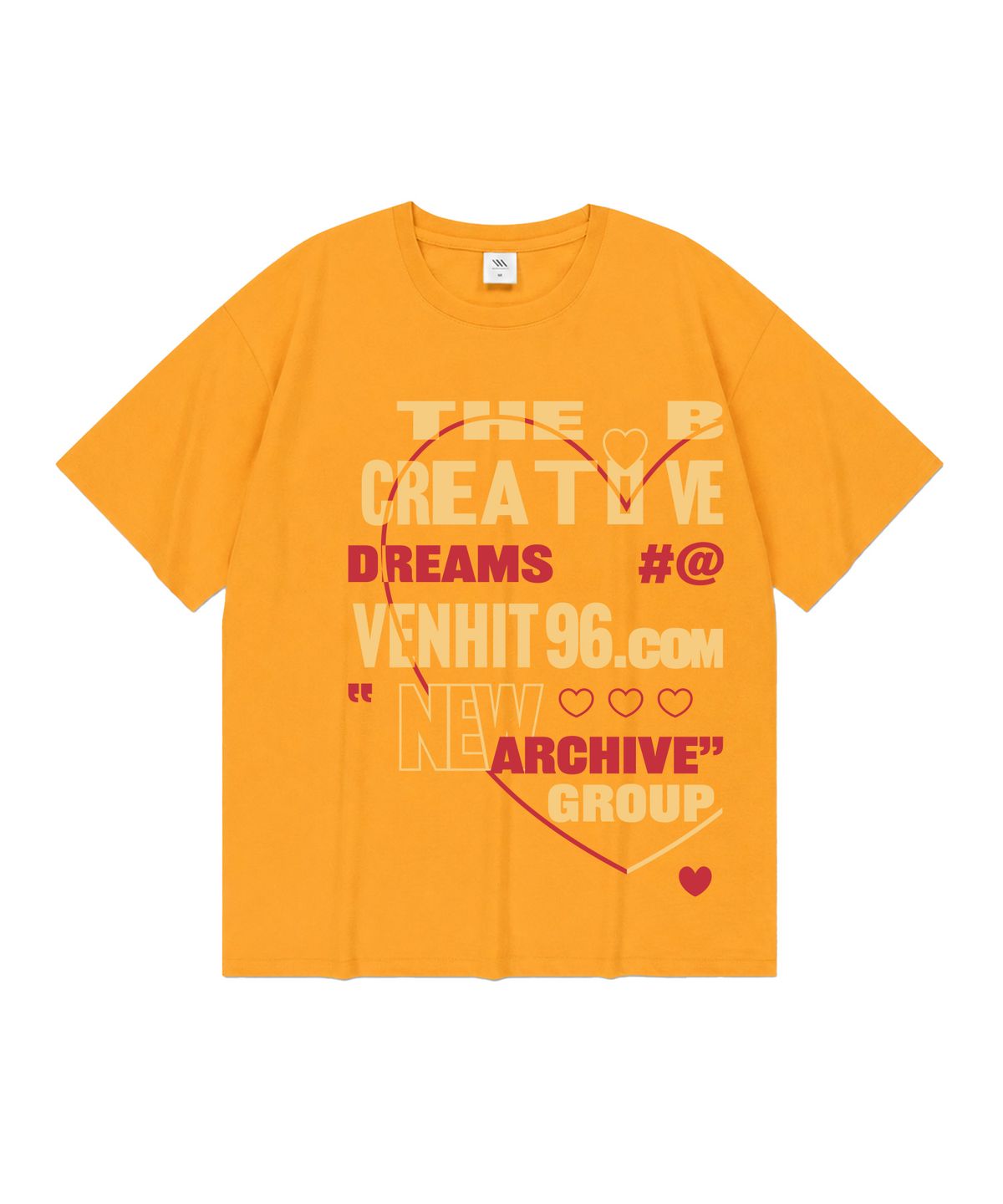 벤힛(VENHIT) Heart Dream 오버핏 반팔티