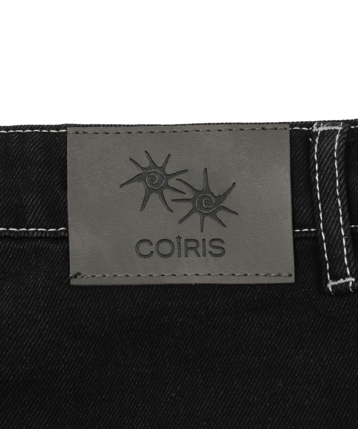 코이리스(COIRIS) 데커 더티 로고 스티치 데님 팬츠 남녀공용
