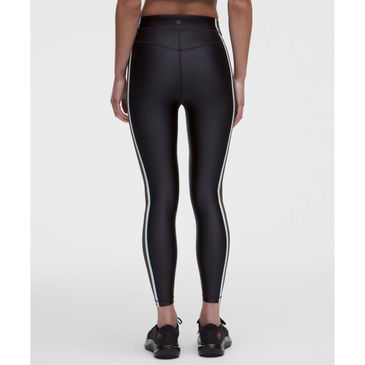 룰루레몬(LULULEMON) 새틴 샤인 하이라이즈 타이츠 24inch 스트라이프 *아시아 핏