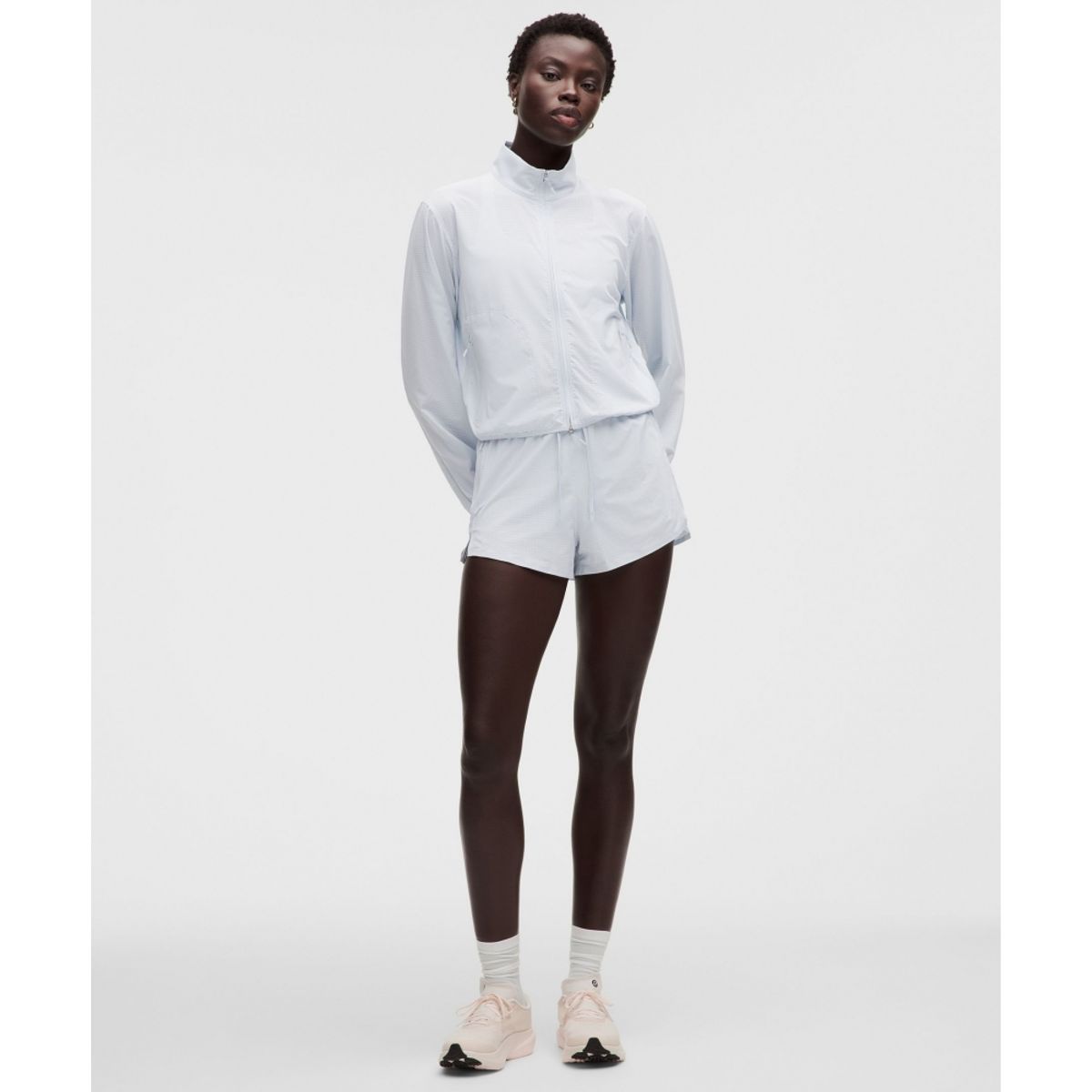 룰루레몬(LULULEMON) 텍스처드 메쉬 러닝 재킷  STRH