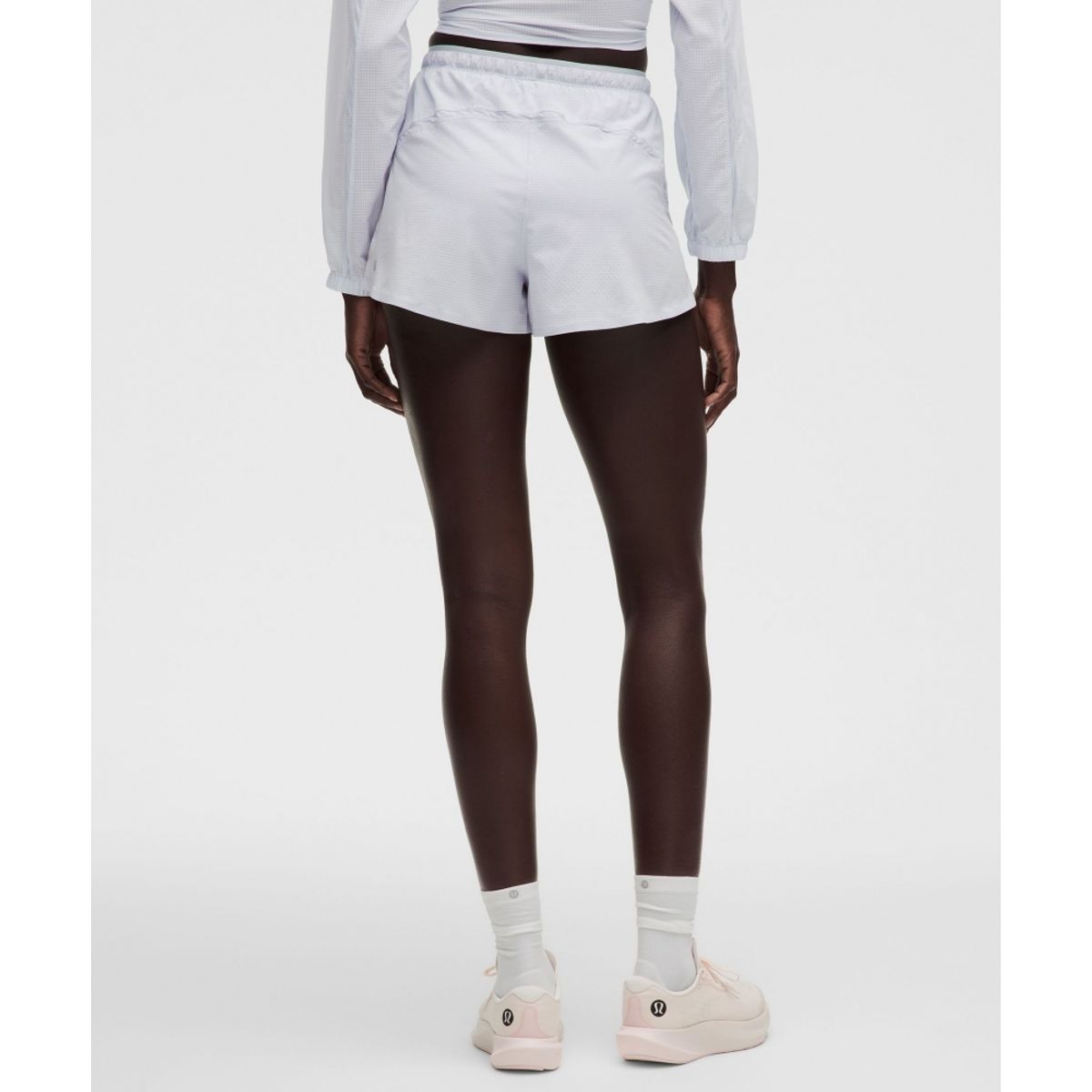 룰루레몬(LULULEMON) 텍스처드 메쉬 하이라이즈 러닝 쇼츠 2.5inch  STRH