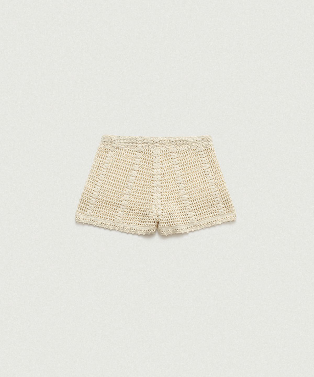 더바넷(THEBARNNET) Pai Crochet Drawstring Knit Shorts_Cream