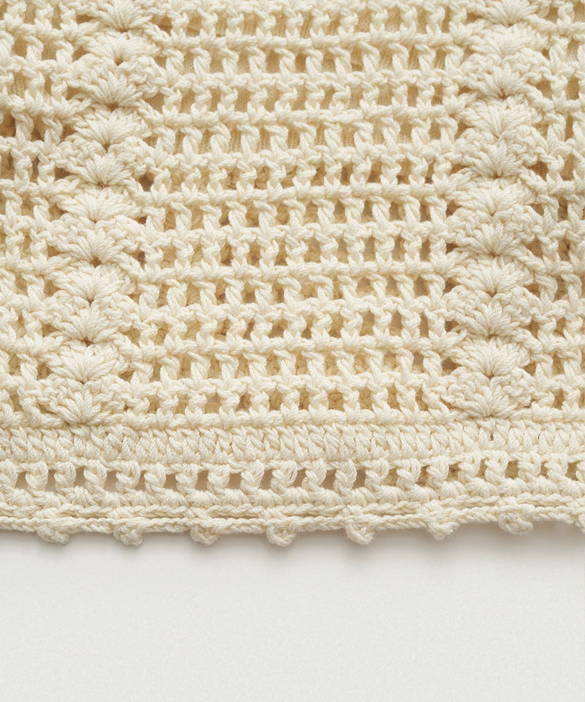 더바넷(THEBARNNET) Pai Crochet Drawstring Knit Shorts_Cream