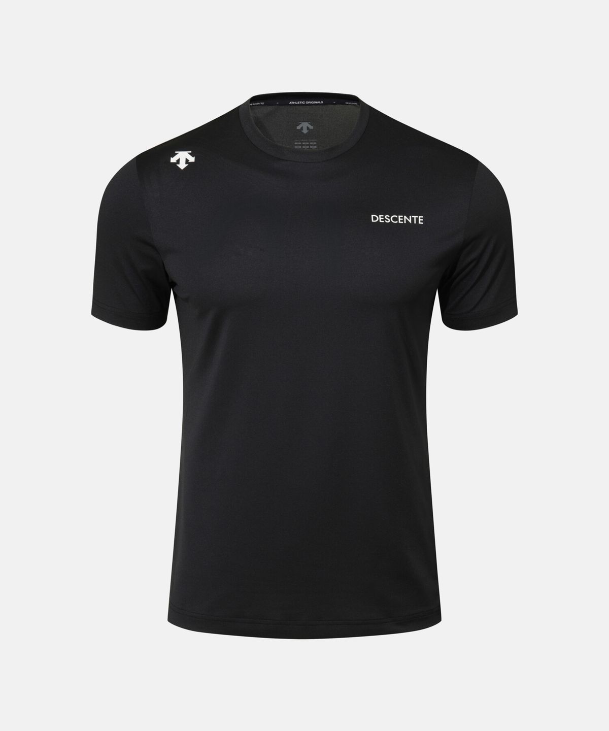 데상트(DESCENTE) 퀵드라이 반팔 티셔츠 블랙 SR323RTS77