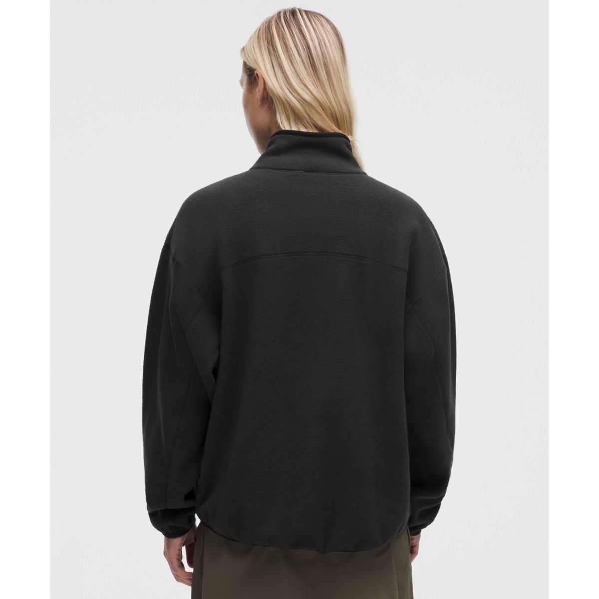 룰루레몬(LULULEMON) 텀블드 플리스 풀집 재킷  BLK