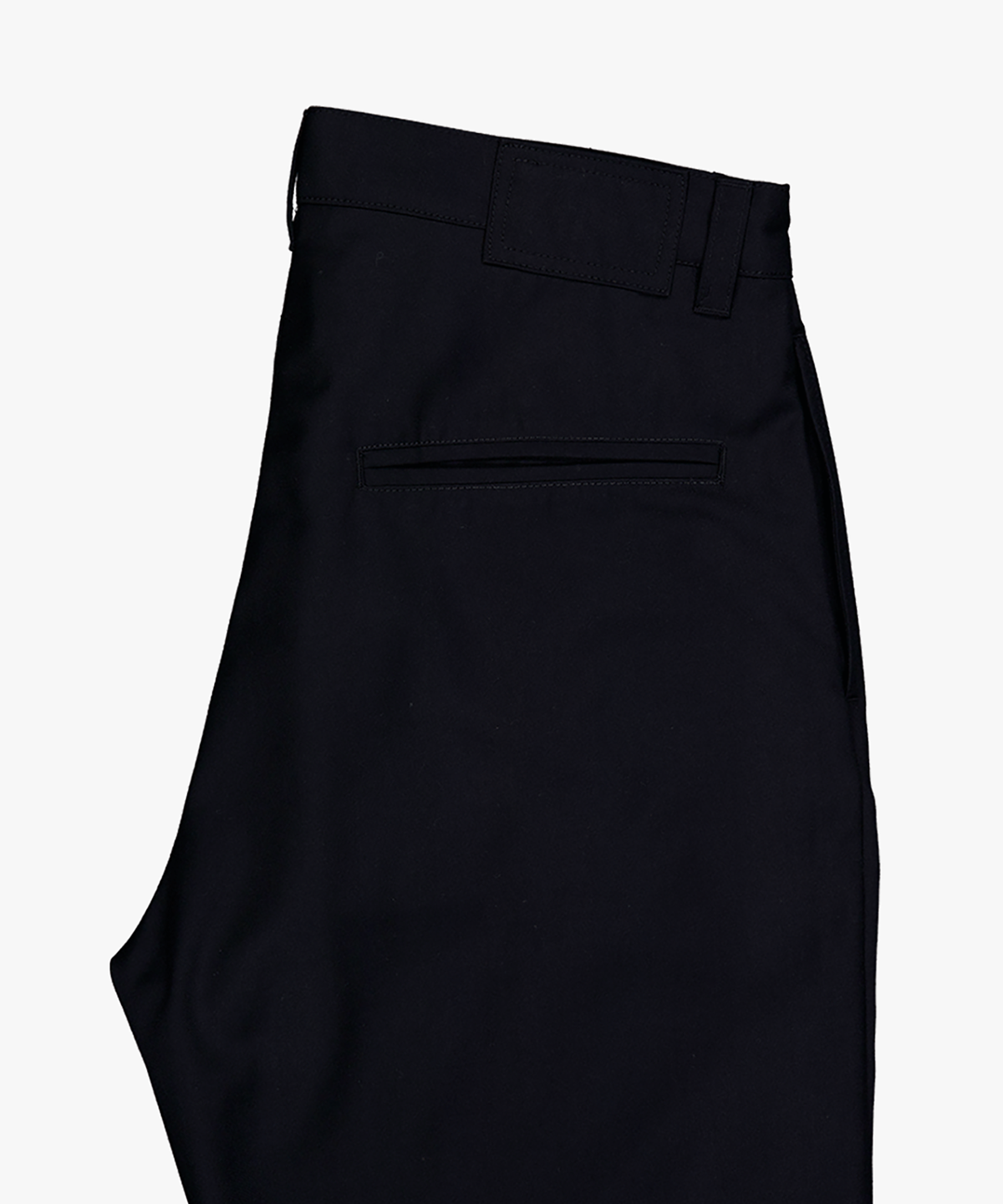 파버(FABEUR) LEATHER TRIMMING TROUSERS (BLACK)
