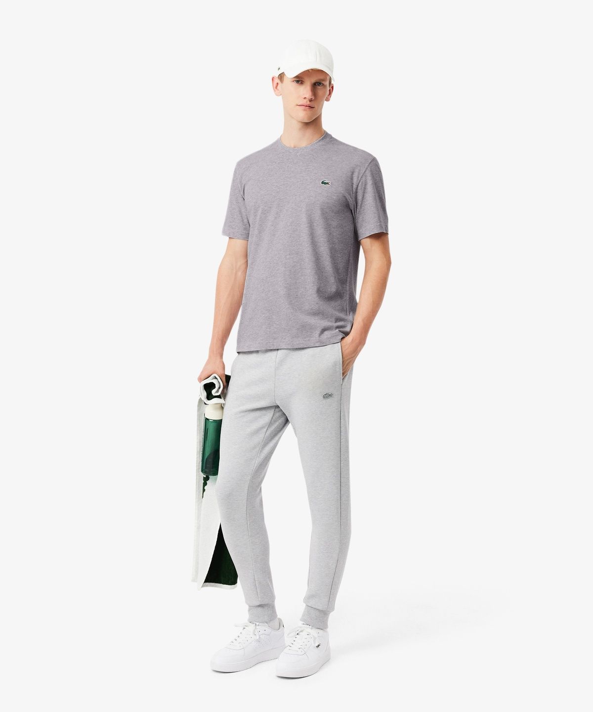 라코스테(LACOSTE) 남성 베이직 트레이닝 티셔츠 TH7618-56GR CCA