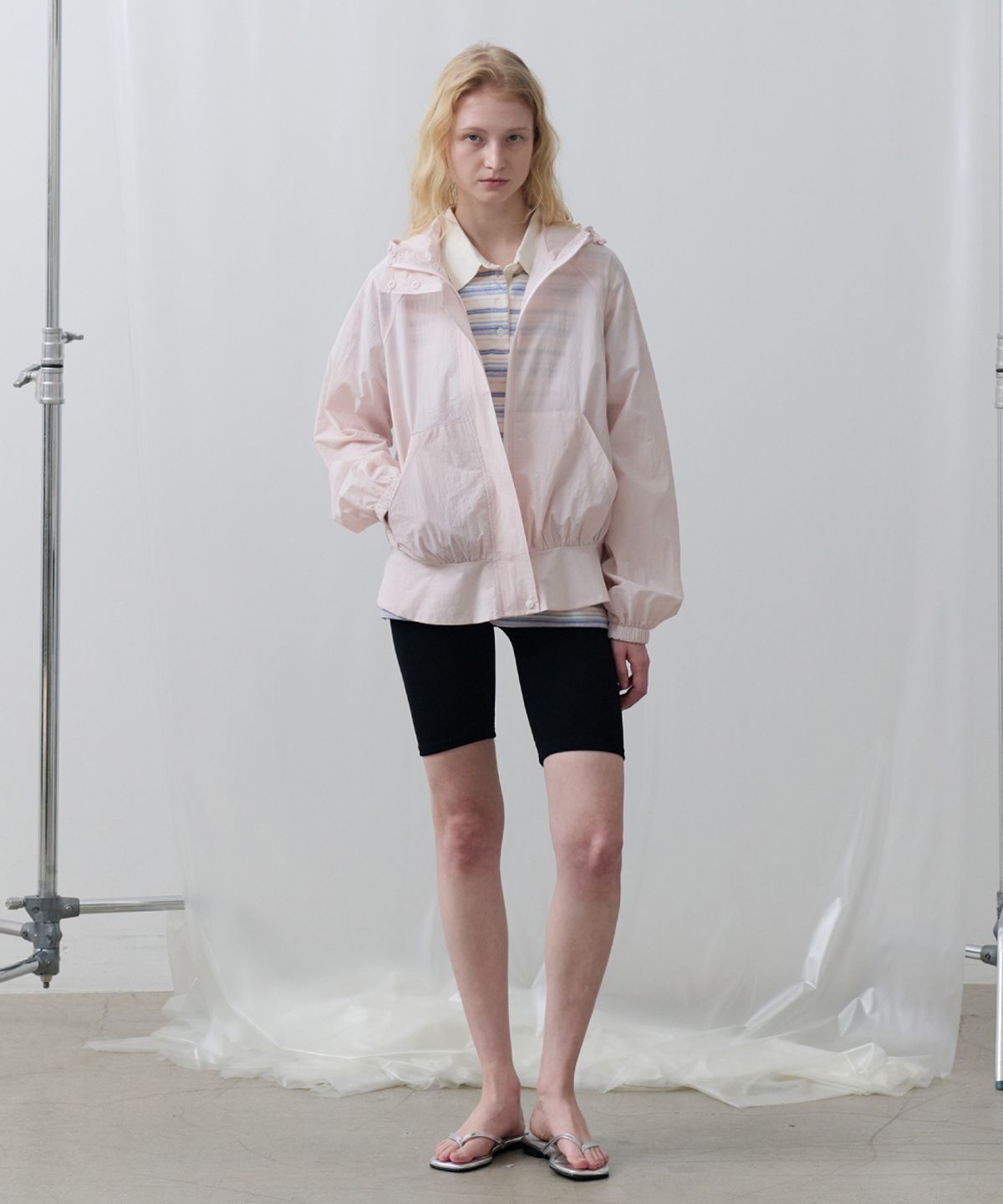 토아베(TOAVE) Flare Line Windbreaker (Pink)