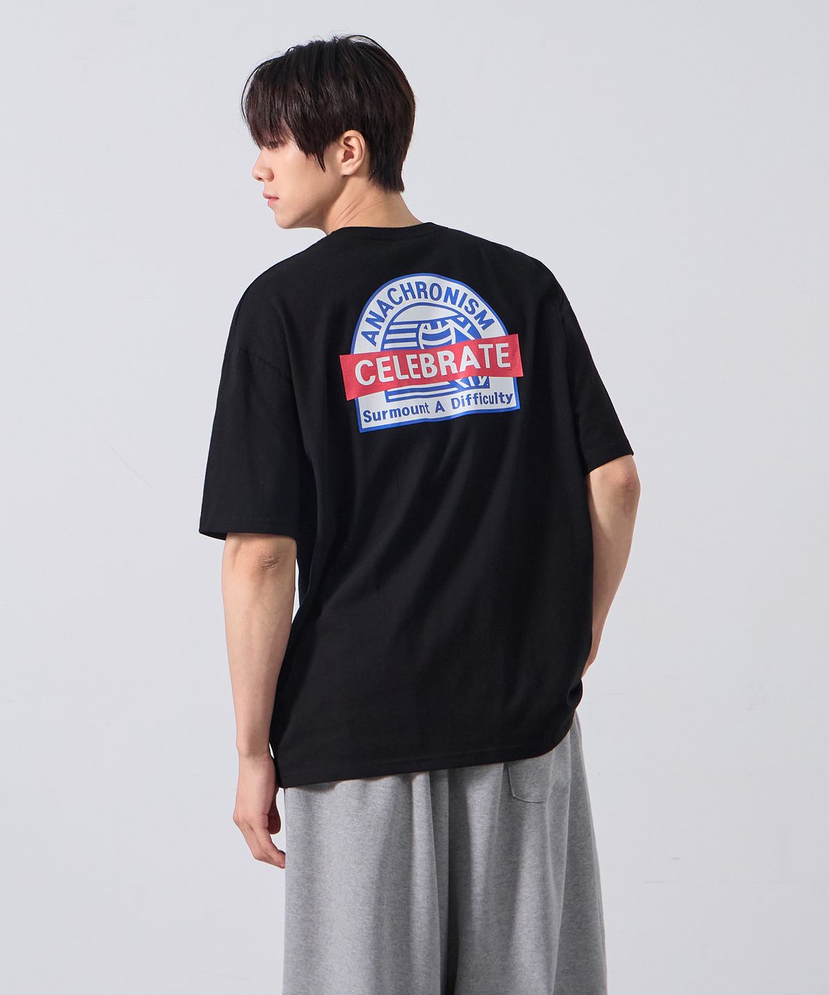 앨빈클로(ALVINCLO) 셀러브레잇 반팔티셔츠 AST3649 (3COLOR)
