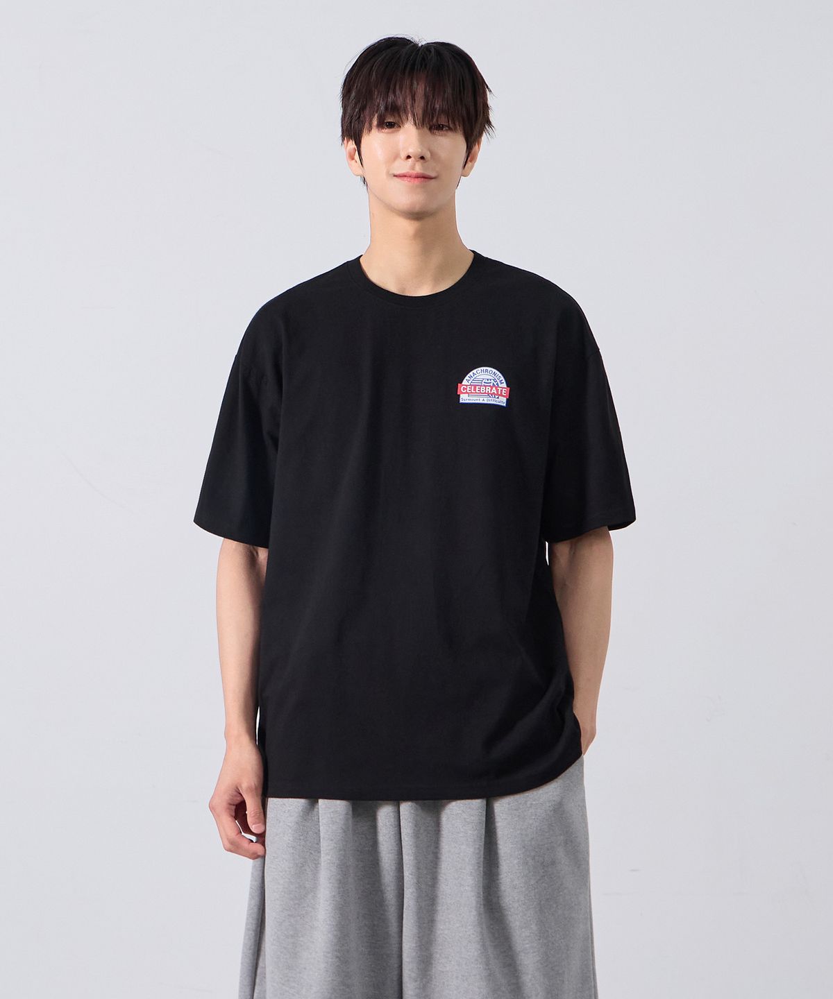 앨빈클로(ALVINCLO) 셀러브레잇 반팔티셔츠 AST3649 (3COLOR)