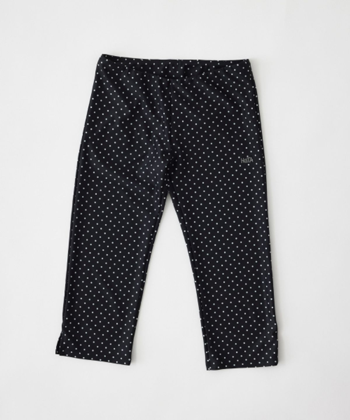 하타(HATA) Capri Swim Leggings_Black Dot