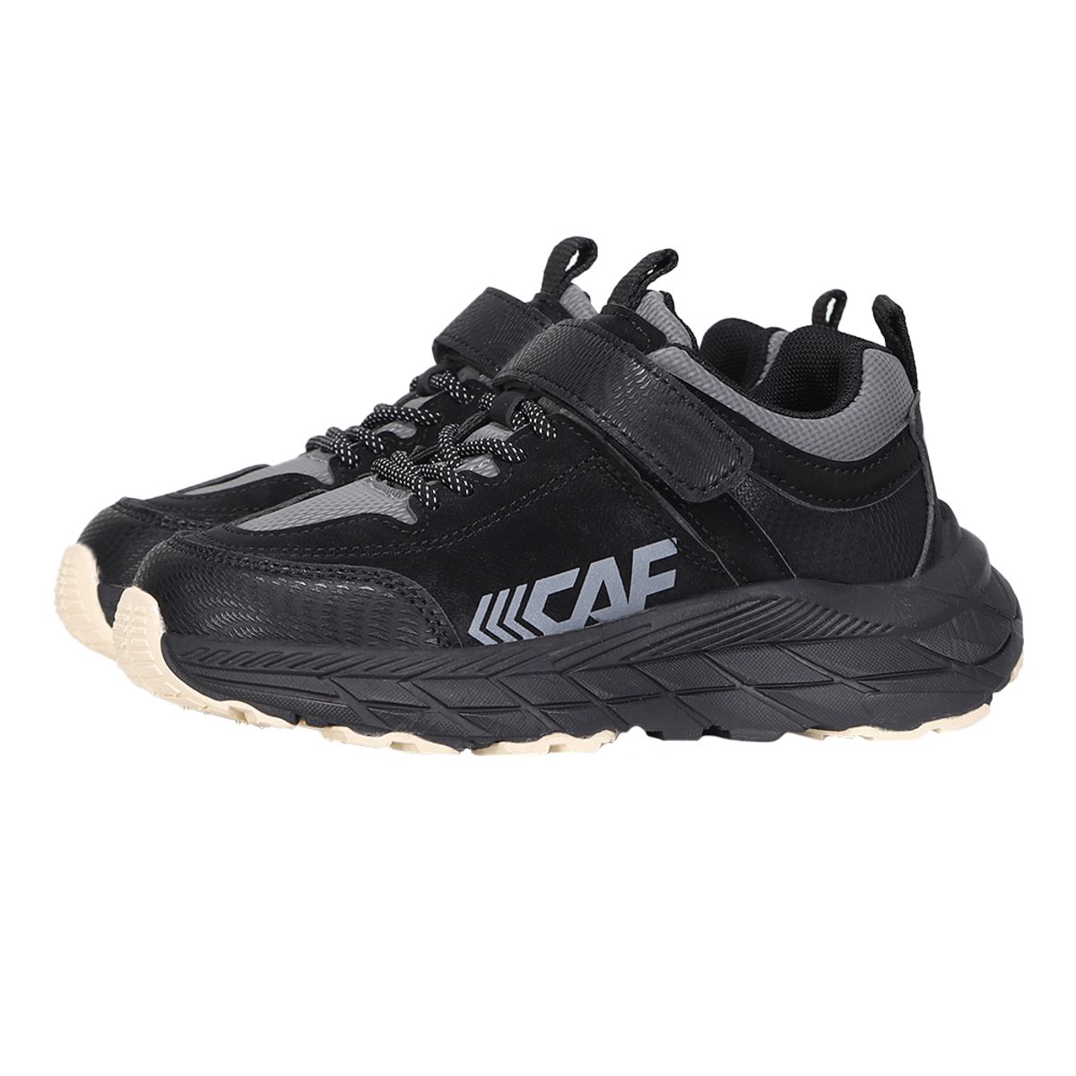 르까프 키즈(LECAF KIDS) 키즈 아이큐 운동화 블랙 LE5S229BLK