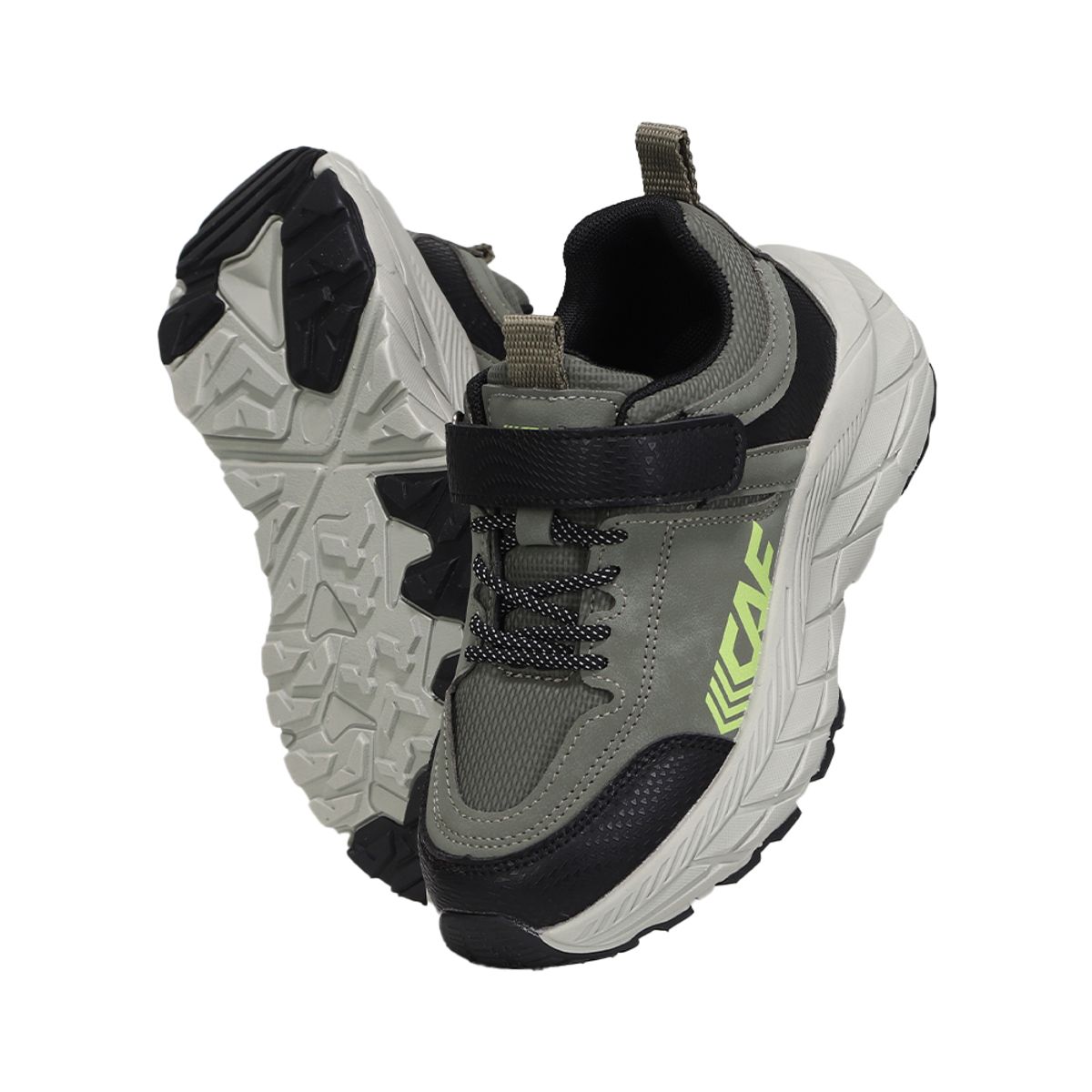르까프 키즈(LECAF KIDS) 키즈 아이큐 운동화 카키 LE5S229KHA