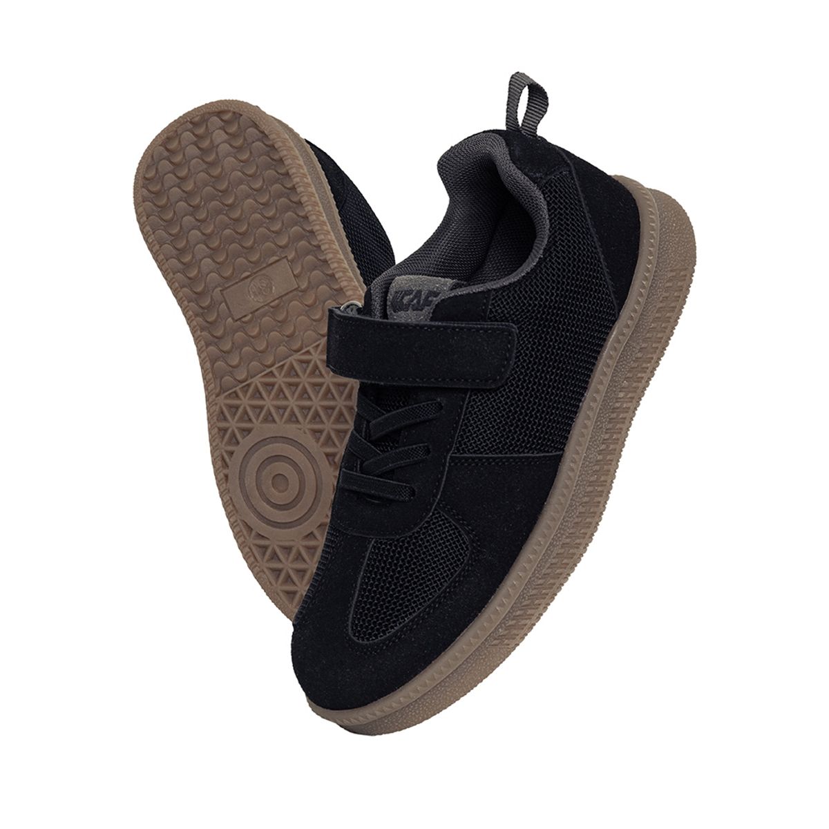 르까프 키즈(LECAF KIDS) 키즈 엘리트 스니커즈 블랙 LE5S292BLK