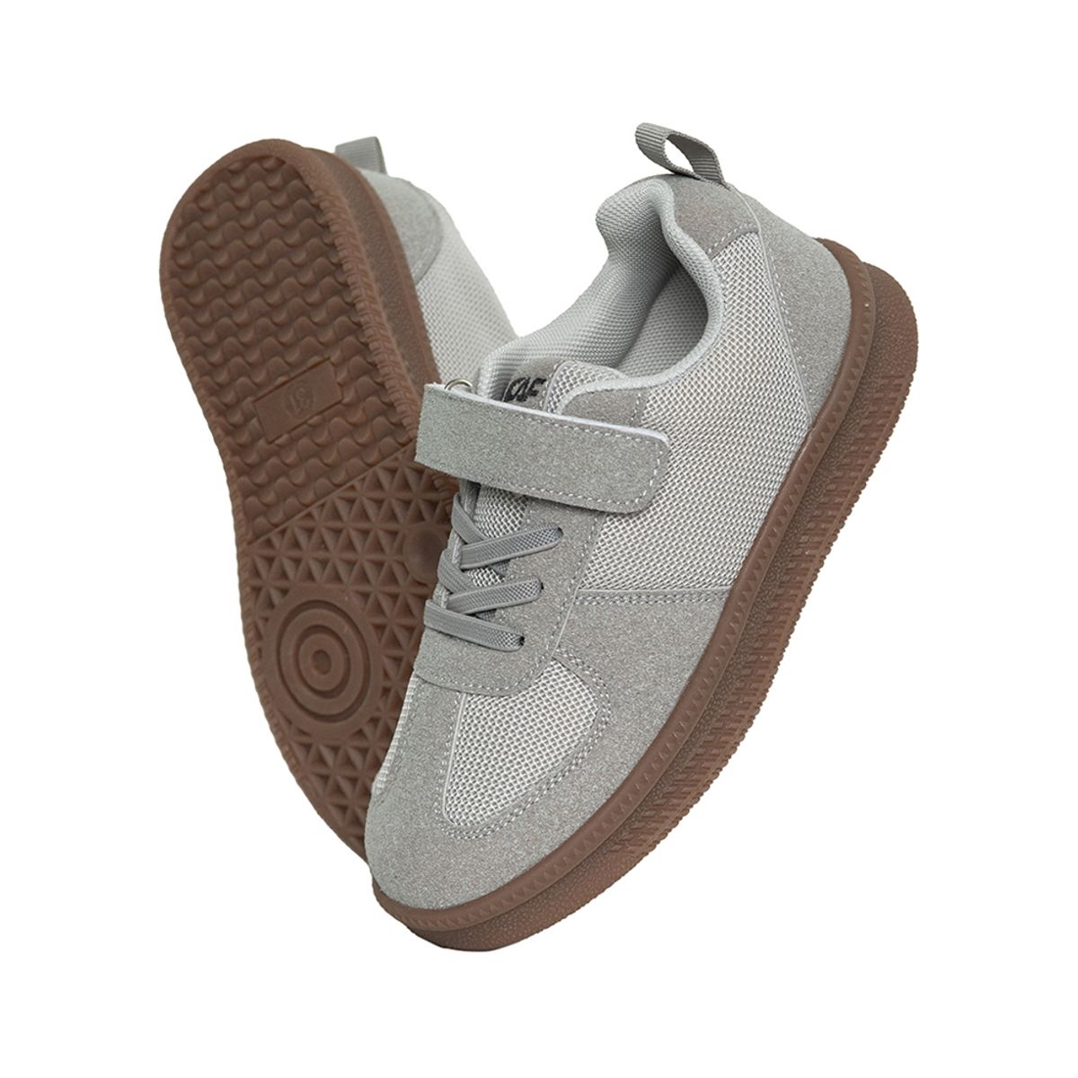 르까프 키즈(LECAF KIDS) 키즈 엘리트 스니커즈 그레이 LE5S292GRY