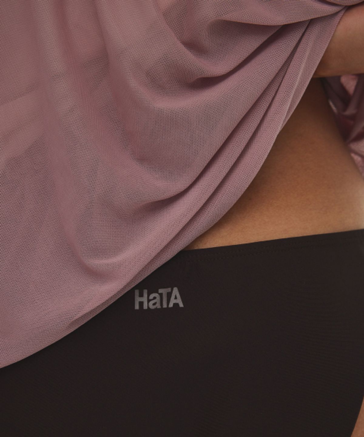 하타(HATA) Balloon Shirring Halter Neck Bikini Set_Dusty Pink