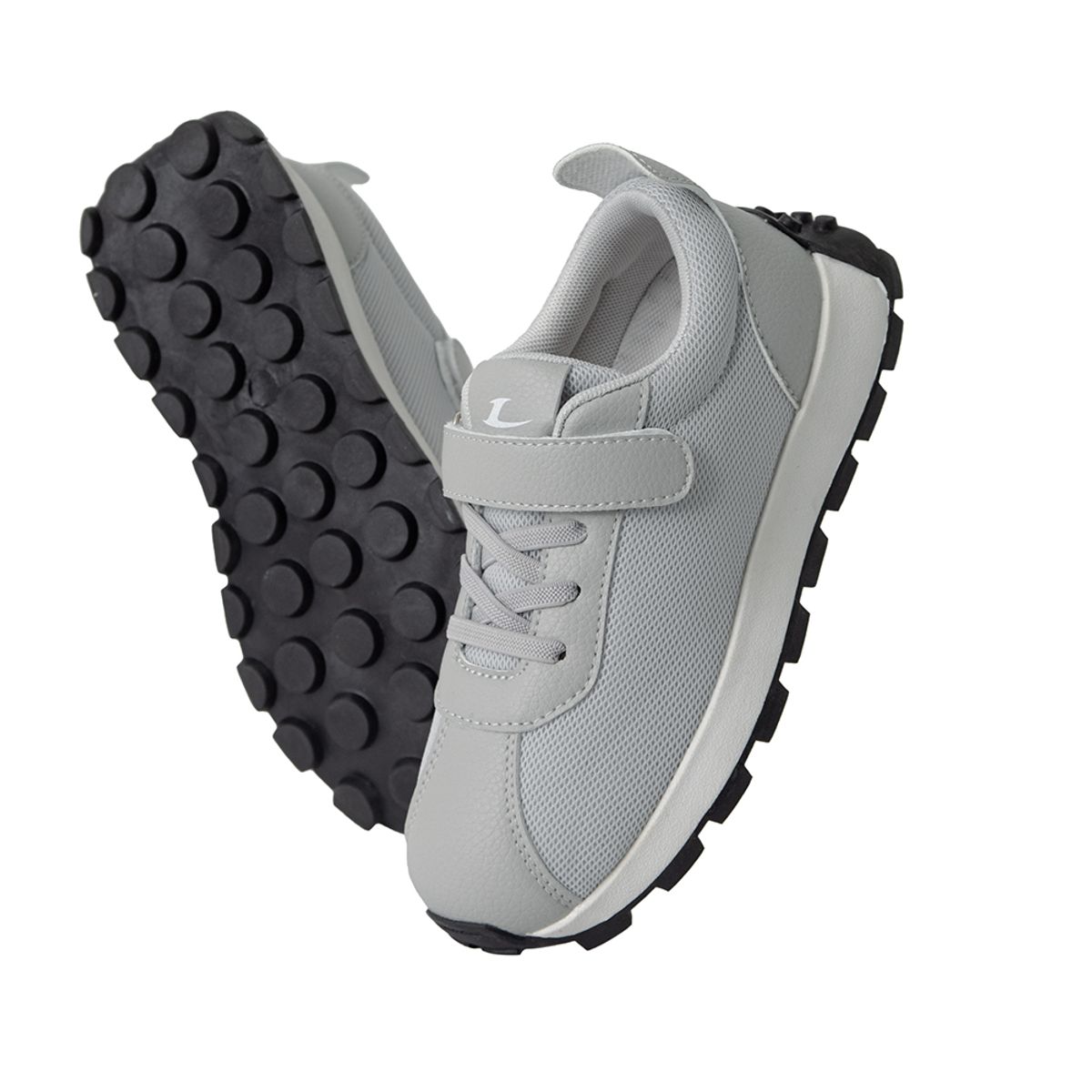 르까프 키즈(LECAF KIDS) 키즈 르버디 운동화 그레이 LE5S349GRY