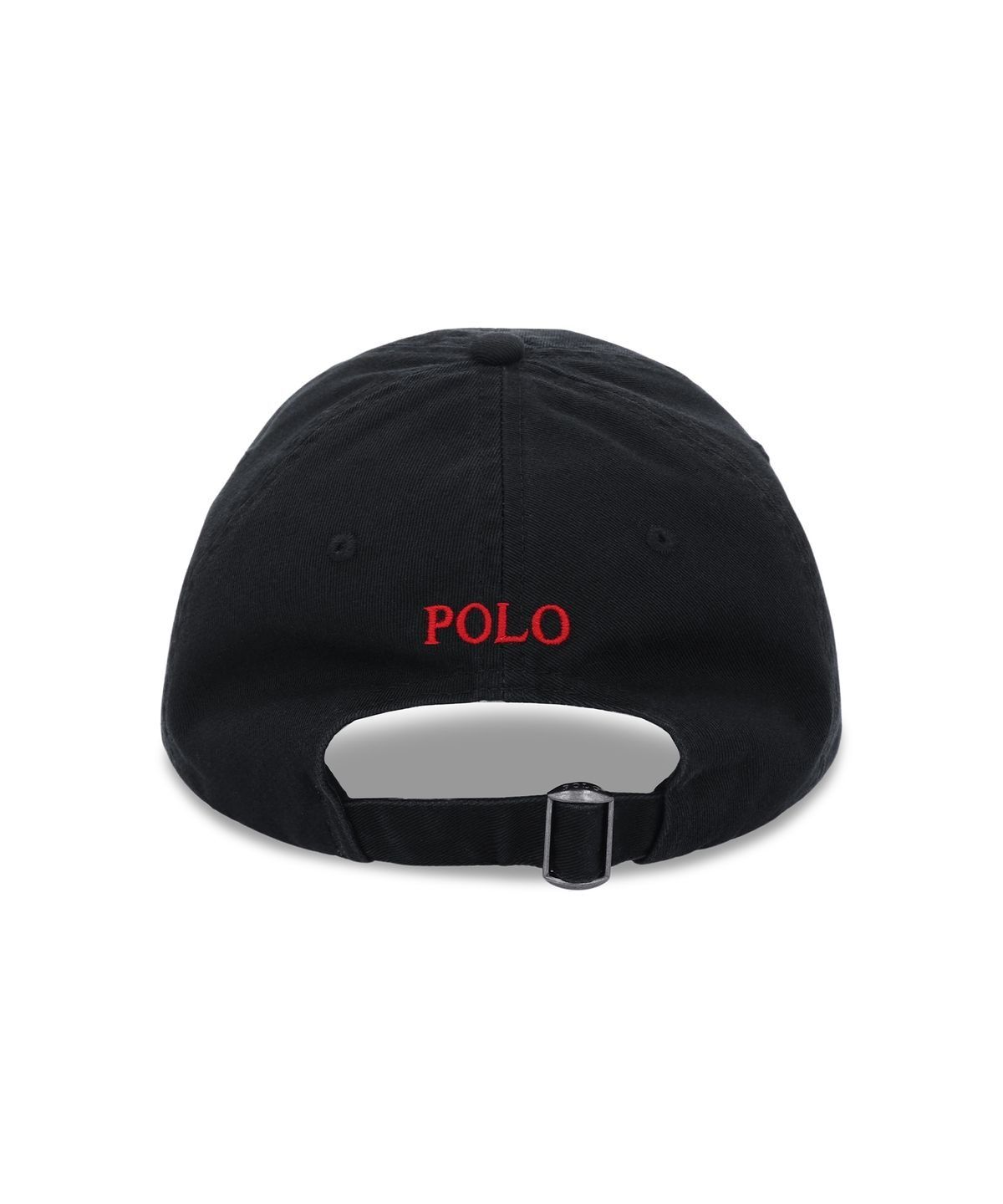 폴로 랄프 로렌(POLO RALPH LAUREN) 코튼 치노 베이스볼 캡-블랙