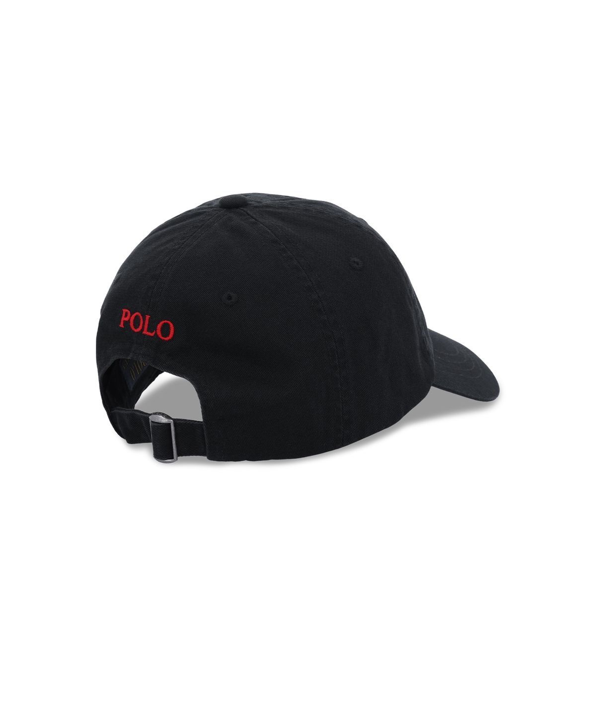 폴로 랄프 로렌(POLO RALPH LAUREN) 코튼 치노 베이스볼 캡-블랙
