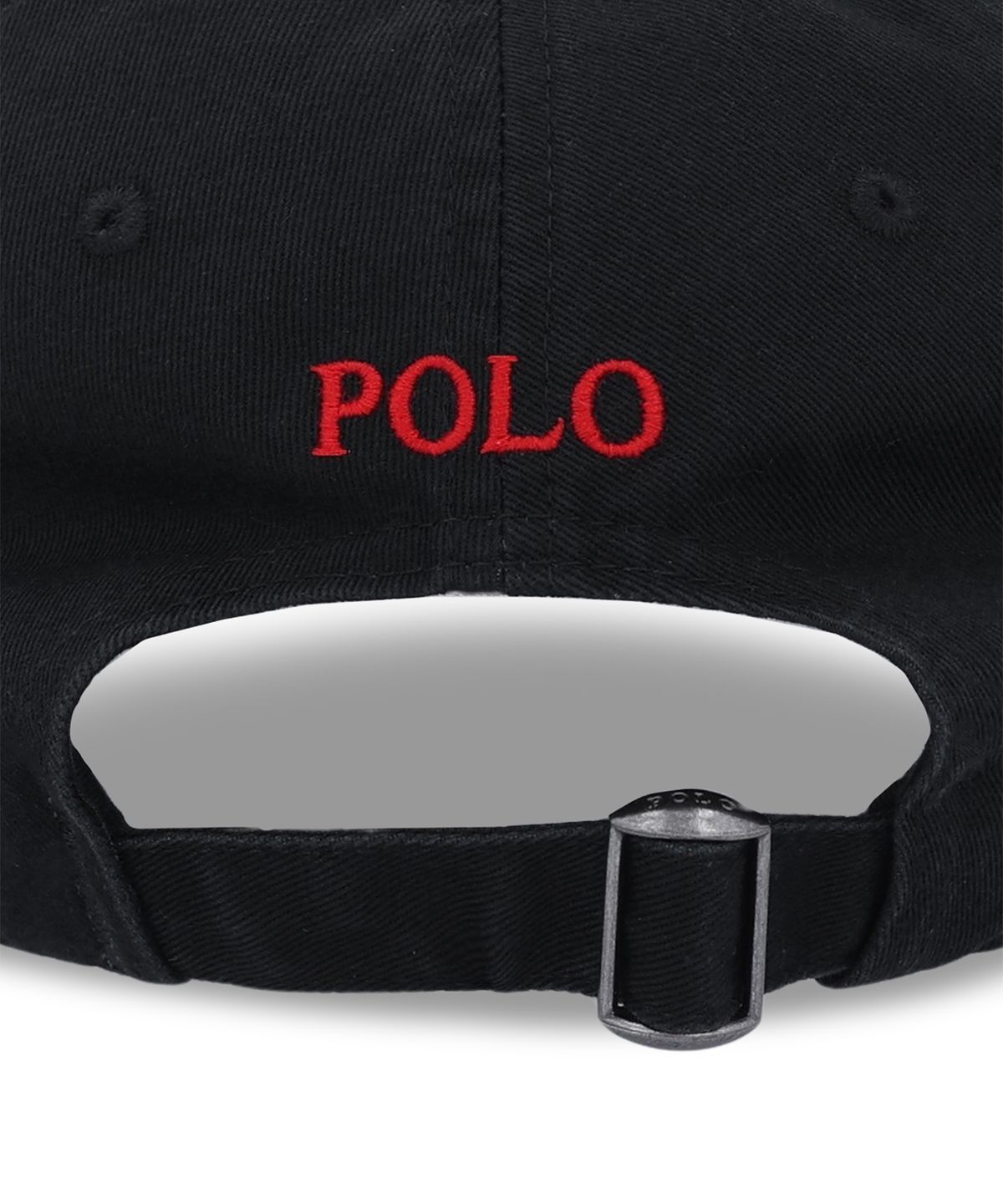 폴로 랄프 로렌(POLO RALPH LAUREN) 코튼 치노 베이스볼 캡-블랙