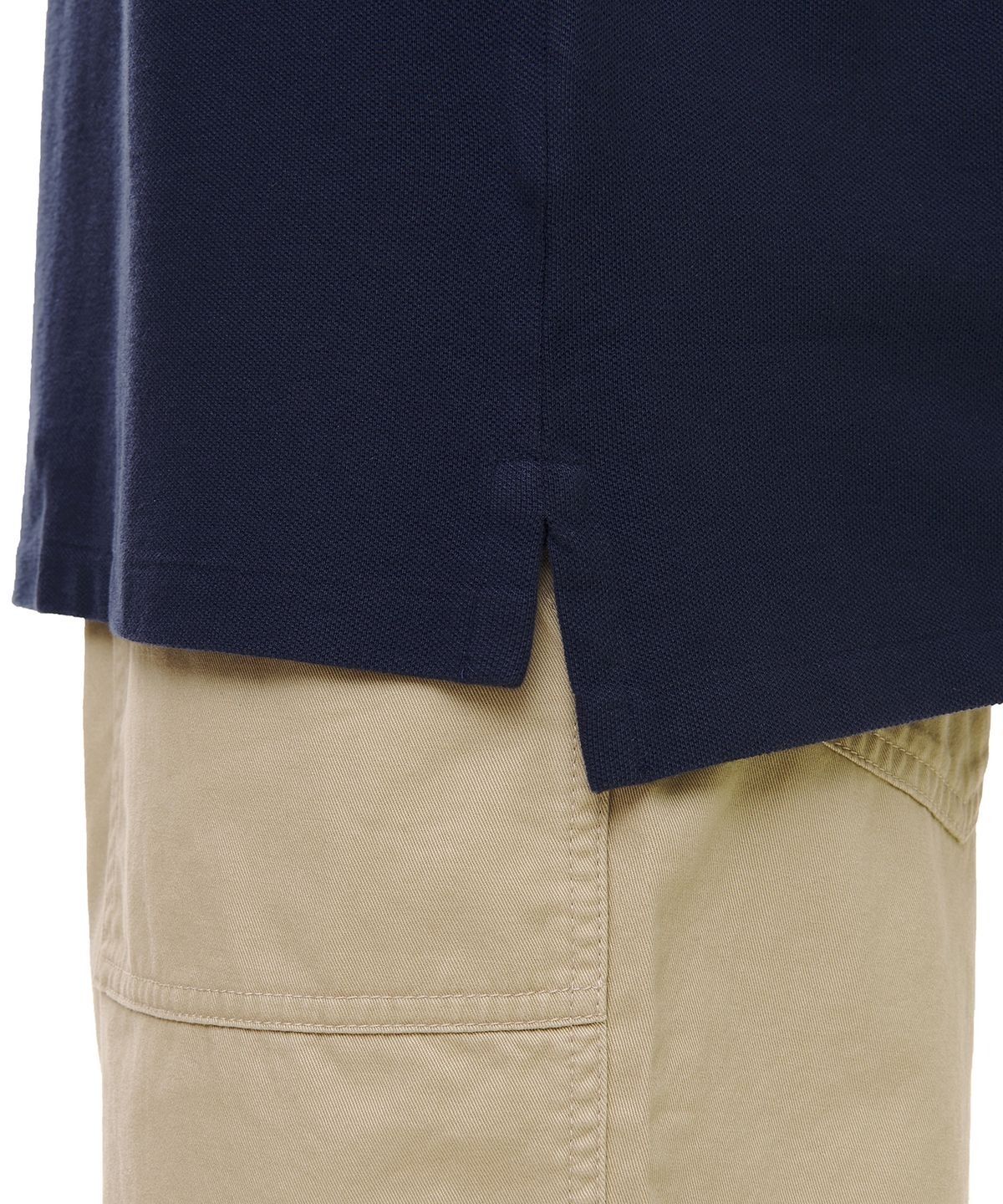 폴로 랄프 로렌(POLO RALPH LAUREN) 커스텀 슬림핏 메시 폴로 셔츠-블루