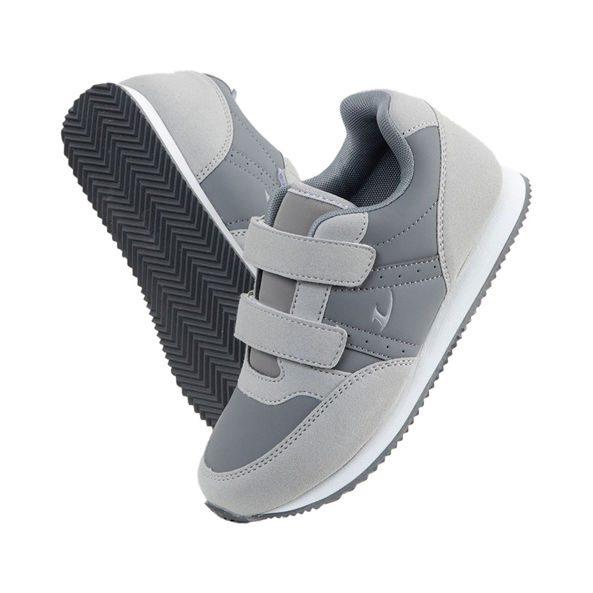 르까프 키즈(LECAF KIDS) 키즈 루조이 운동화 그레이 LE5F301GRY