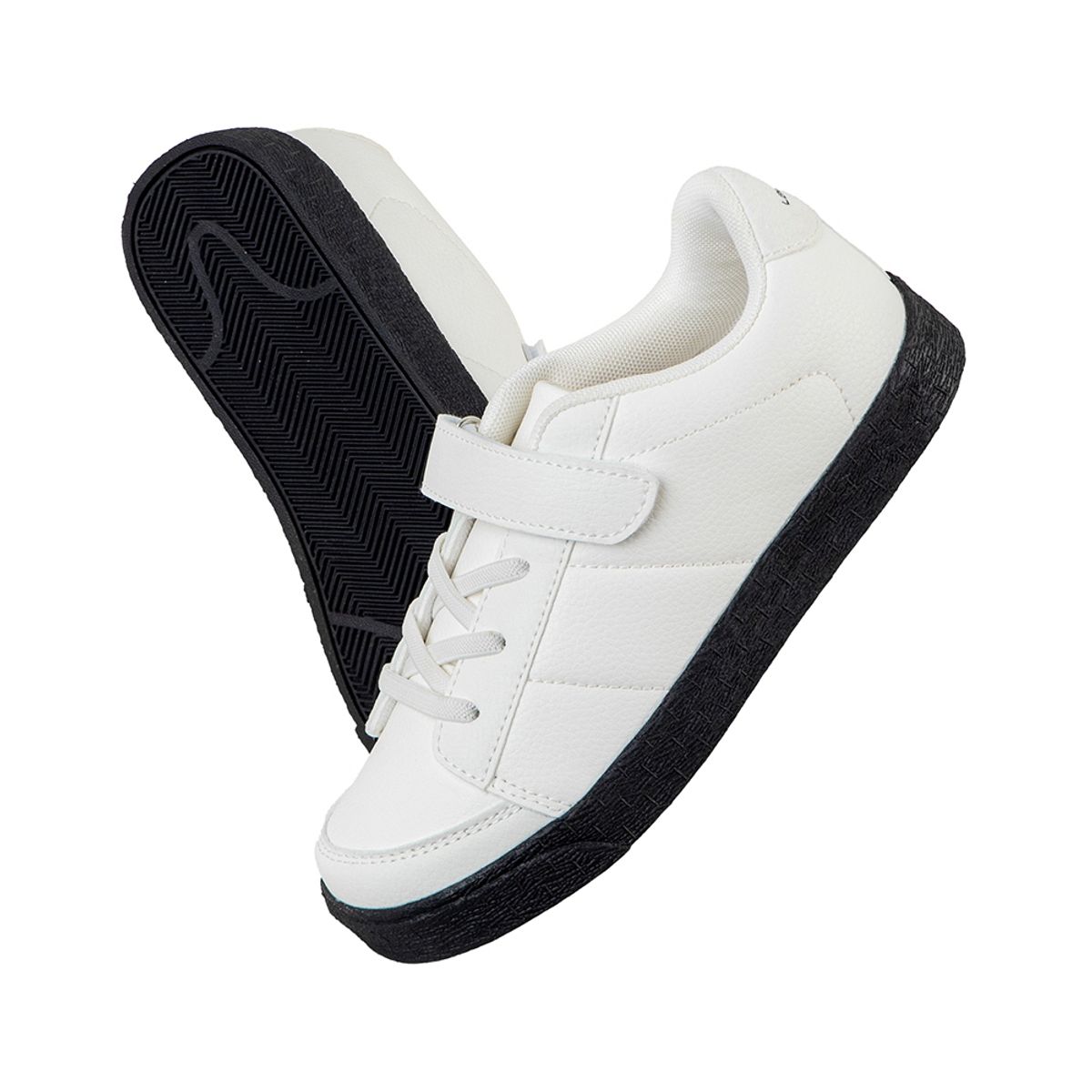 르까프 키즈(LECAF KIDS) 키즈 디시 운동화 블랙화이트 LE5F304BWH