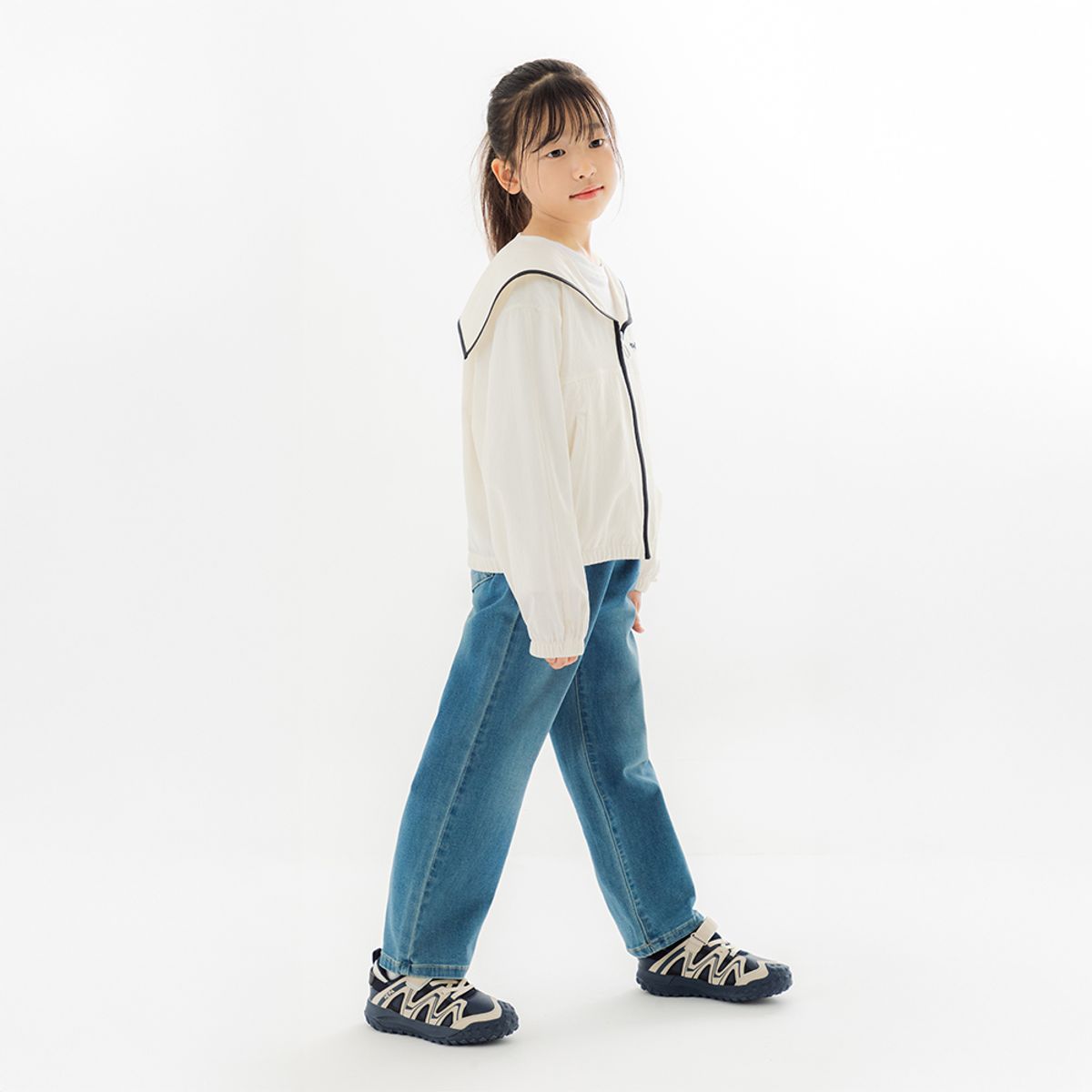 네파 키즈 악세서리(NEPAKIDS ACC) 플라이드 운동화 네이비 NE6SS48NVY