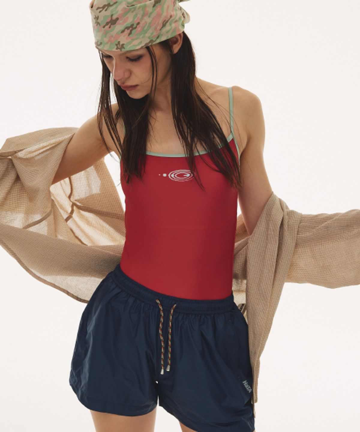 하타(HATA) Graphic Monokini_Red