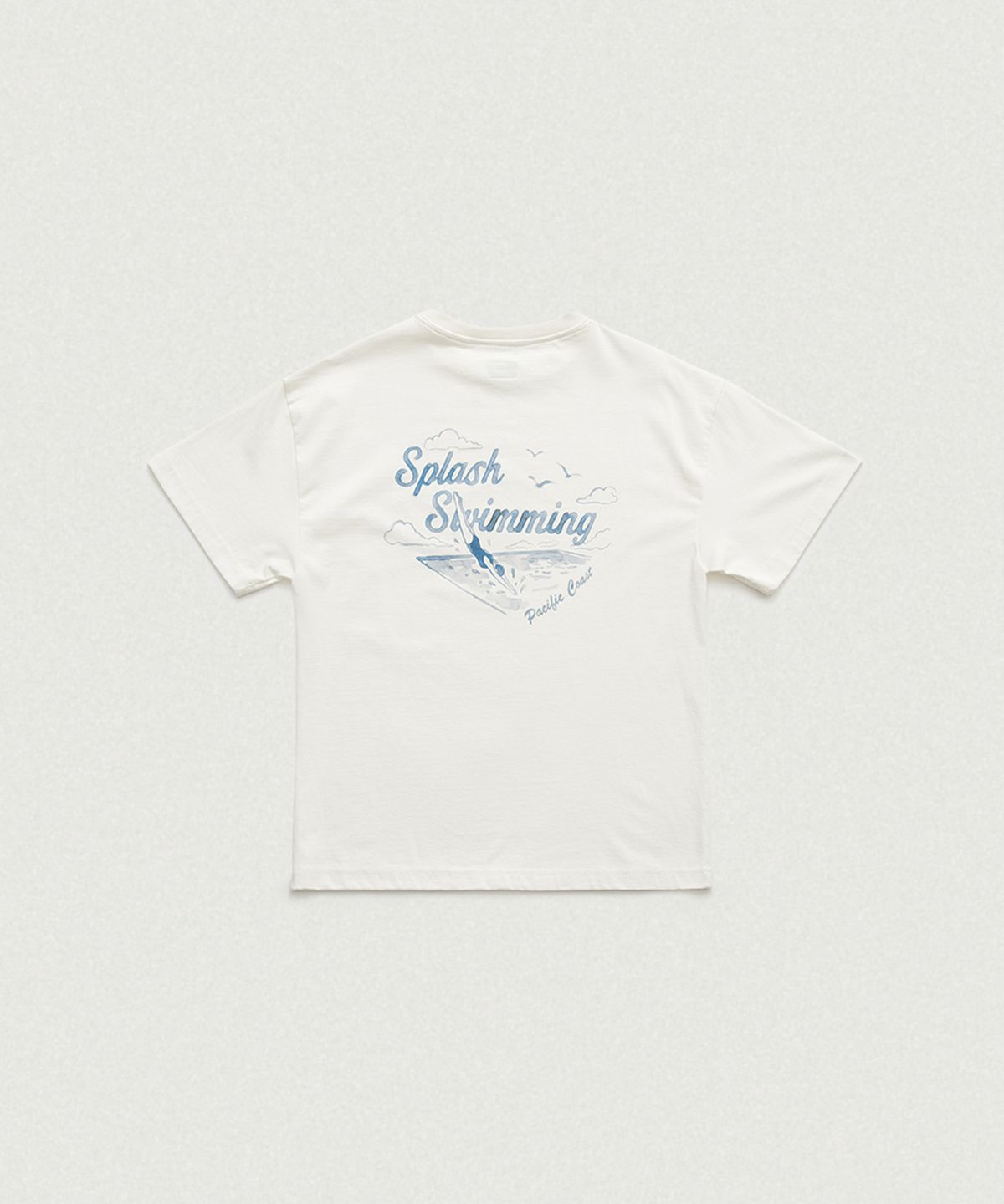 더바넷(THEBARNNET) Drawing Series T-Shirt_Splash White