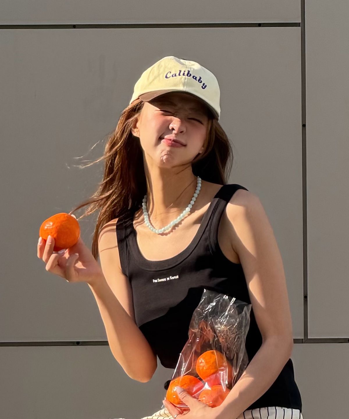 멜리앤로즈(MELLY&ROSE) Calibaby 투톤 볼캡(315352)_YELLOW