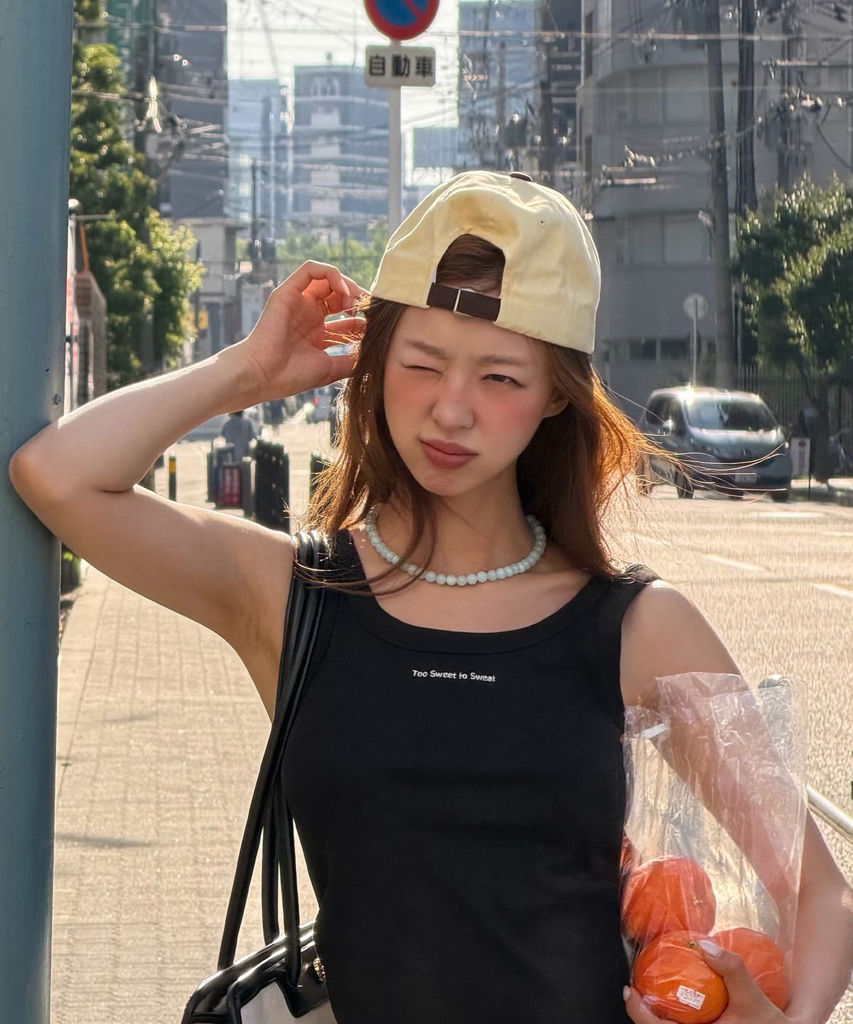 멜리앤로즈(MELLY&ROSE) Calibaby 투톤 볼캡(315352)_YELLOW
